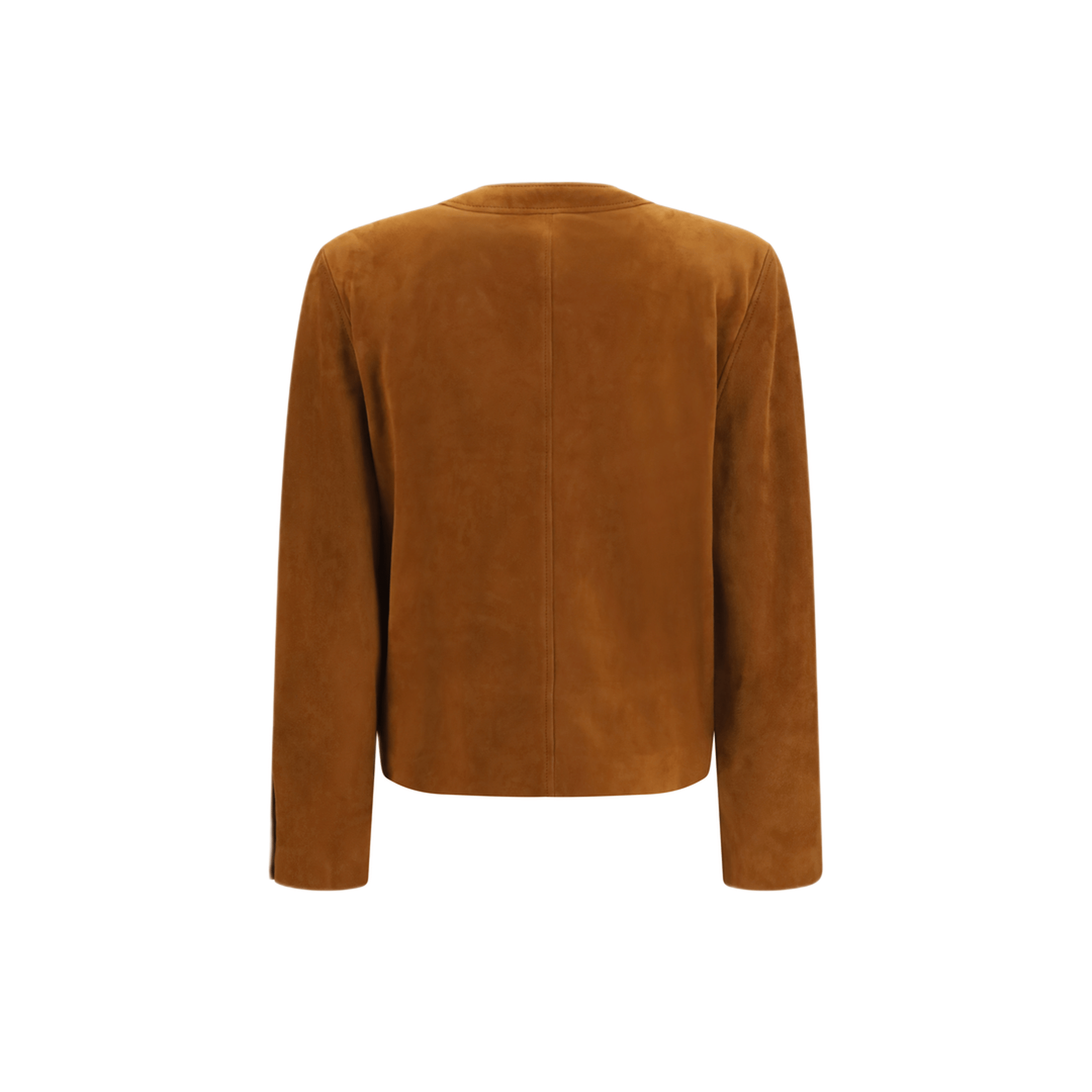 Saint Laurent Short Suede Jacket With Buttons