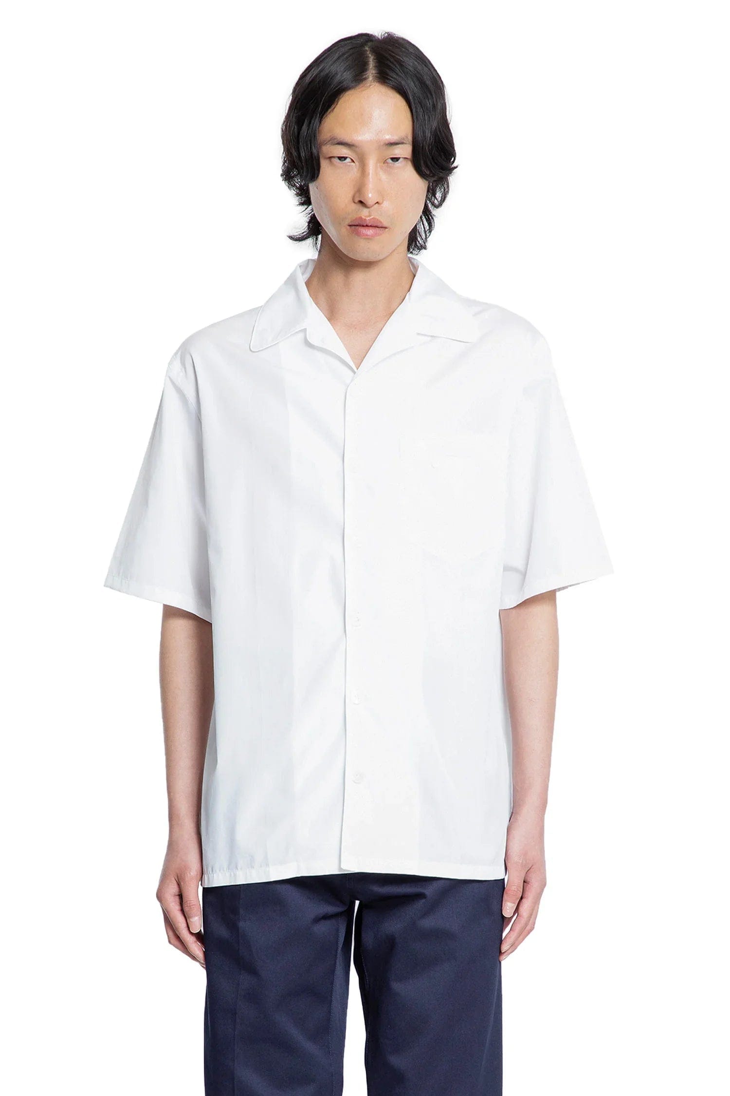 Prada Cotton Bowling Shirt