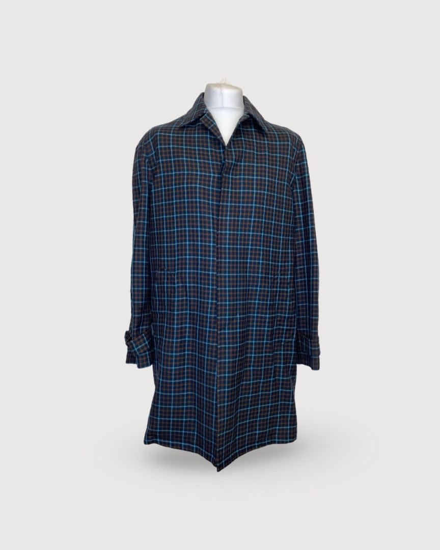 Prada Navy Prada Long Coat, L