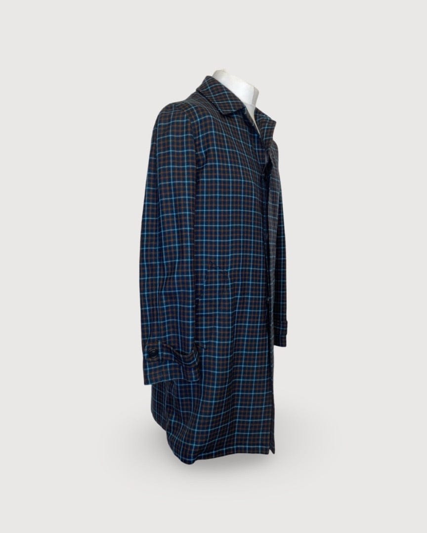 Prada Navy Prada Long Coat, L