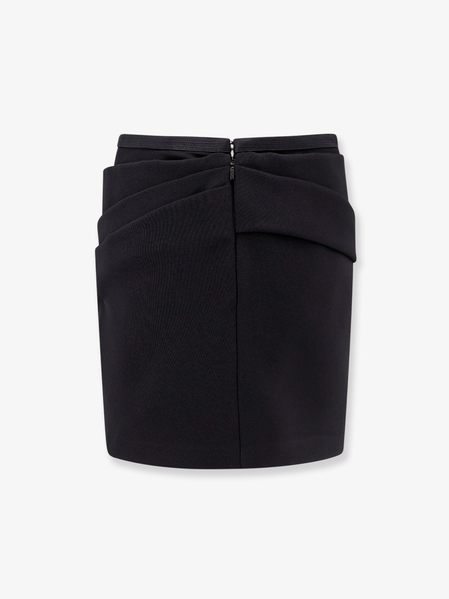Versace Responsible wool mini skirt with medusa detail