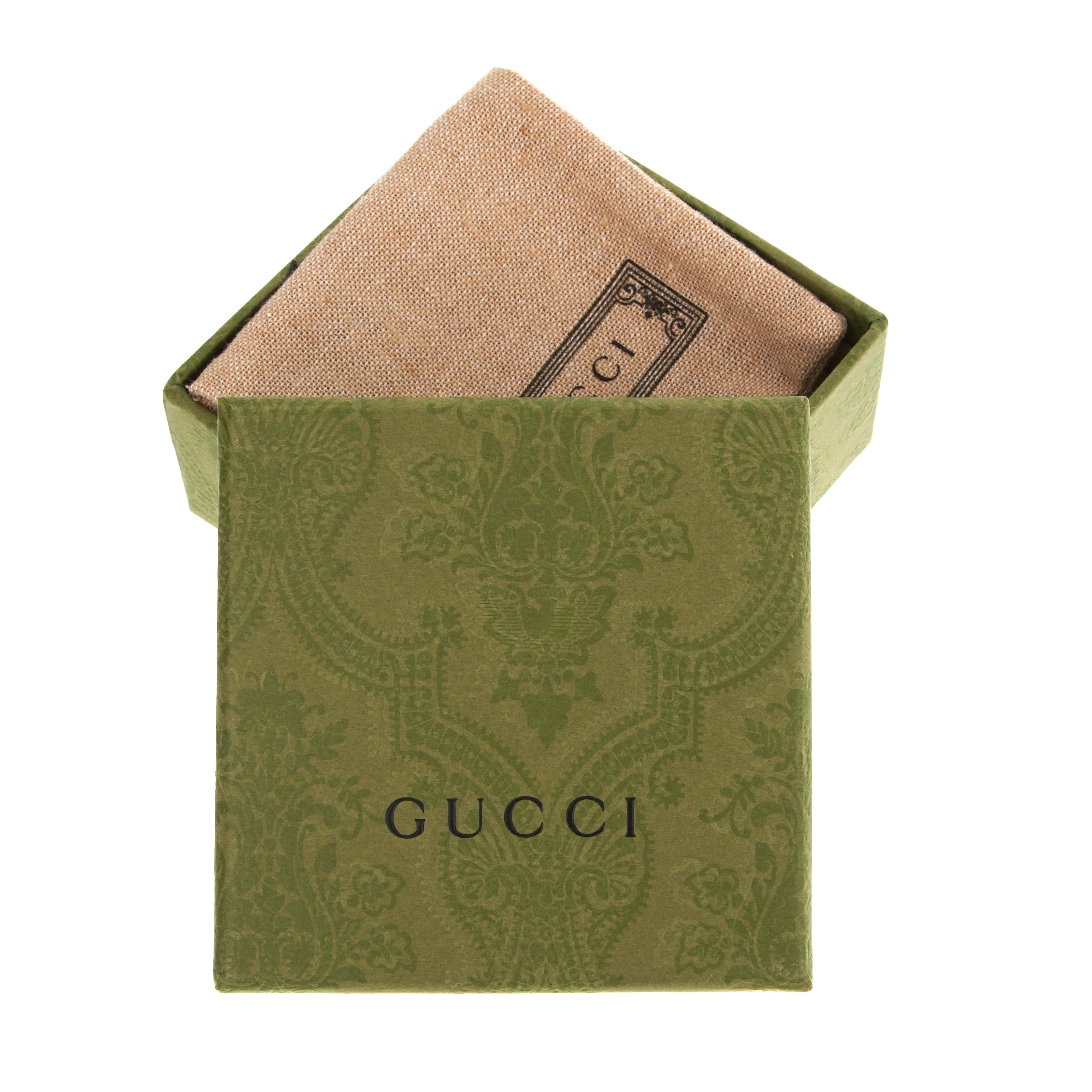 Gucci Sterling Silver Interlocking GG Engraved Pendant