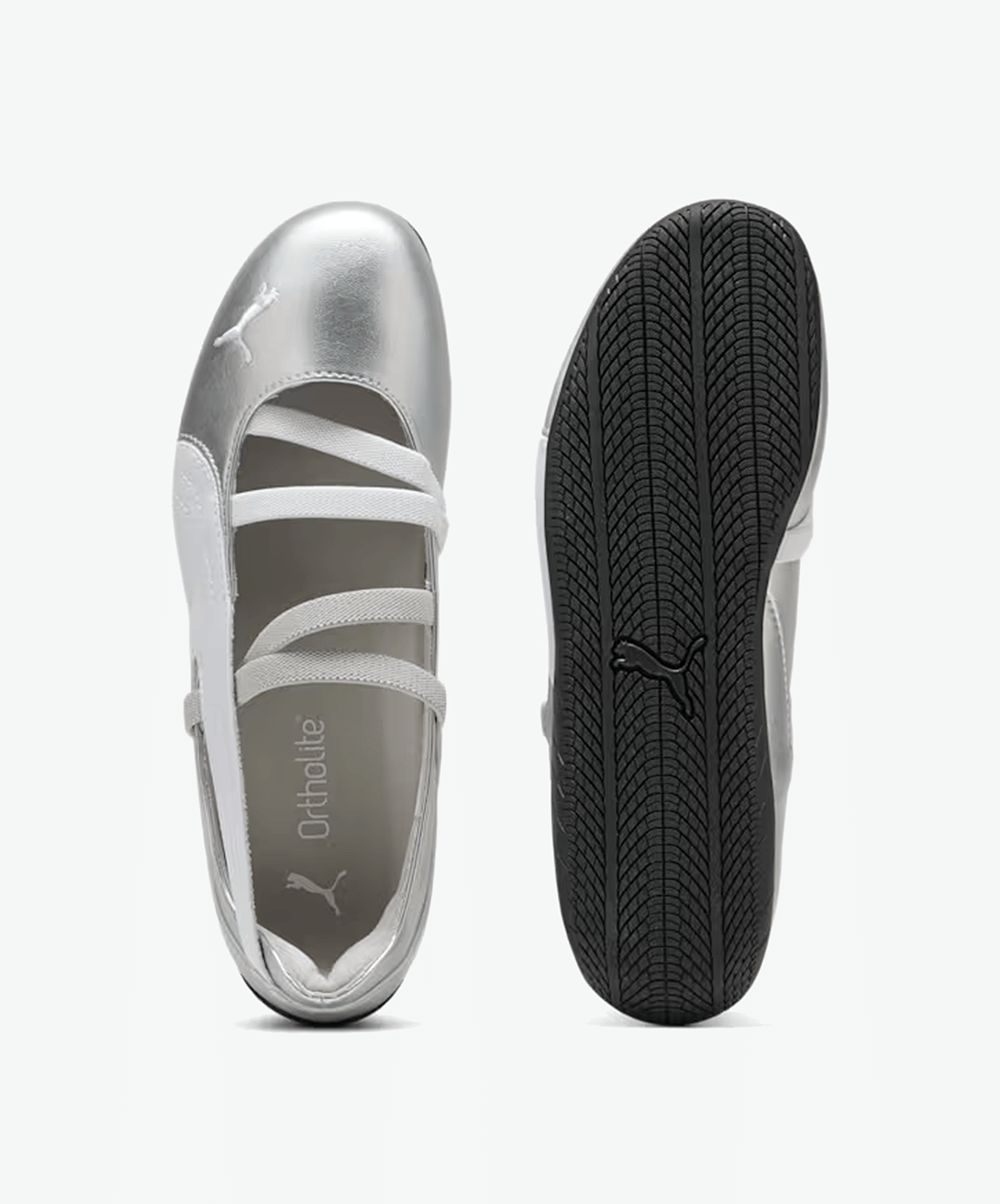 PUMA | SPEEDCAT BALLET METALLIC { SILVER - PUMA WHITE