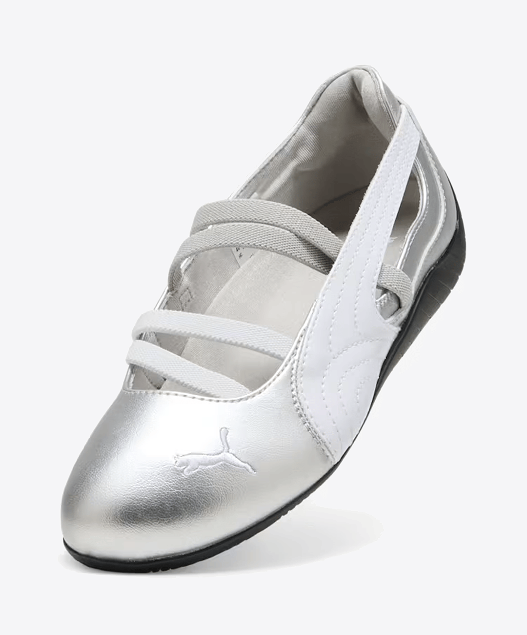 PUMA | SPEEDCAT BALLET METALLIC { SILVER - PUMA WHITE