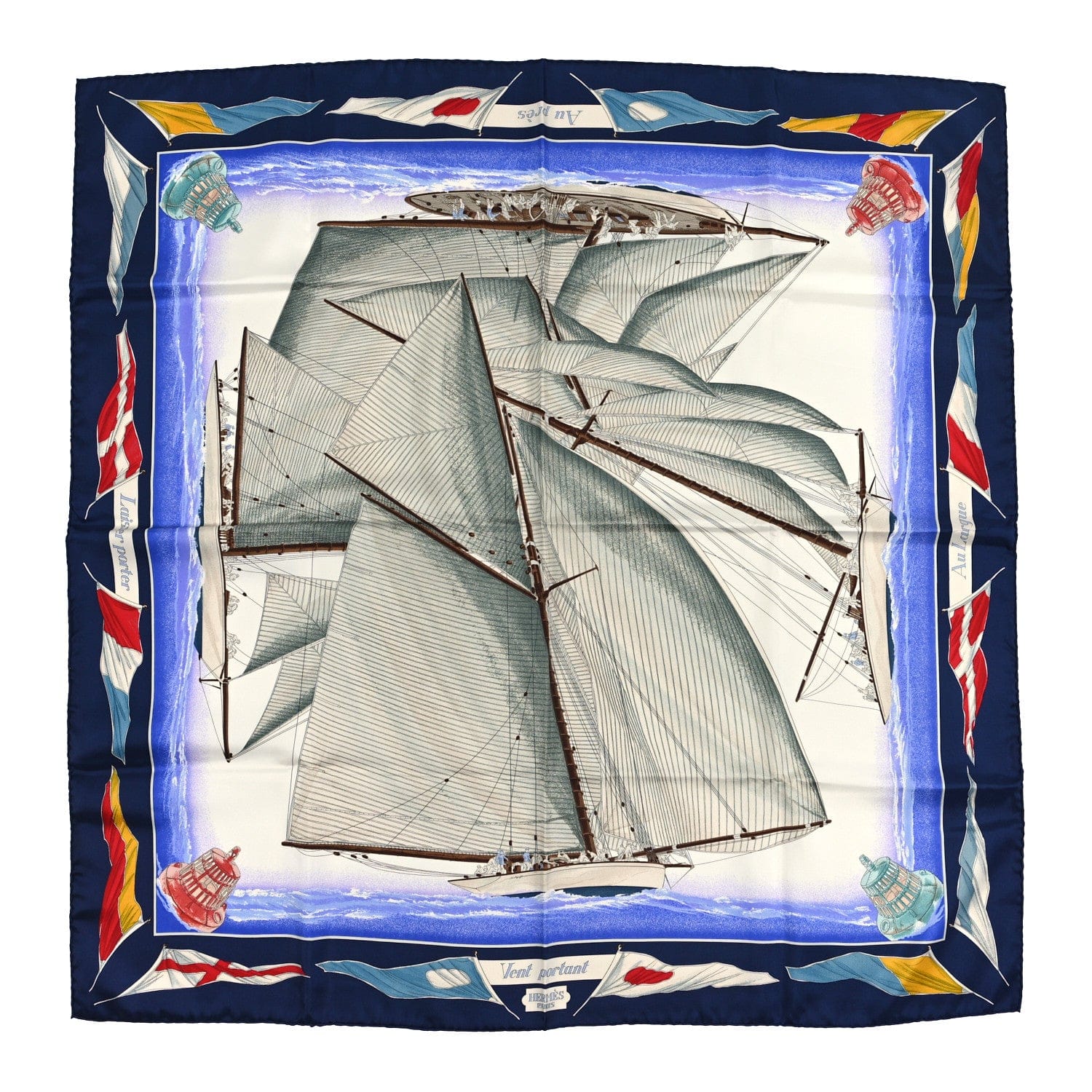 Hermes Silk Vent Portant Scarf 90