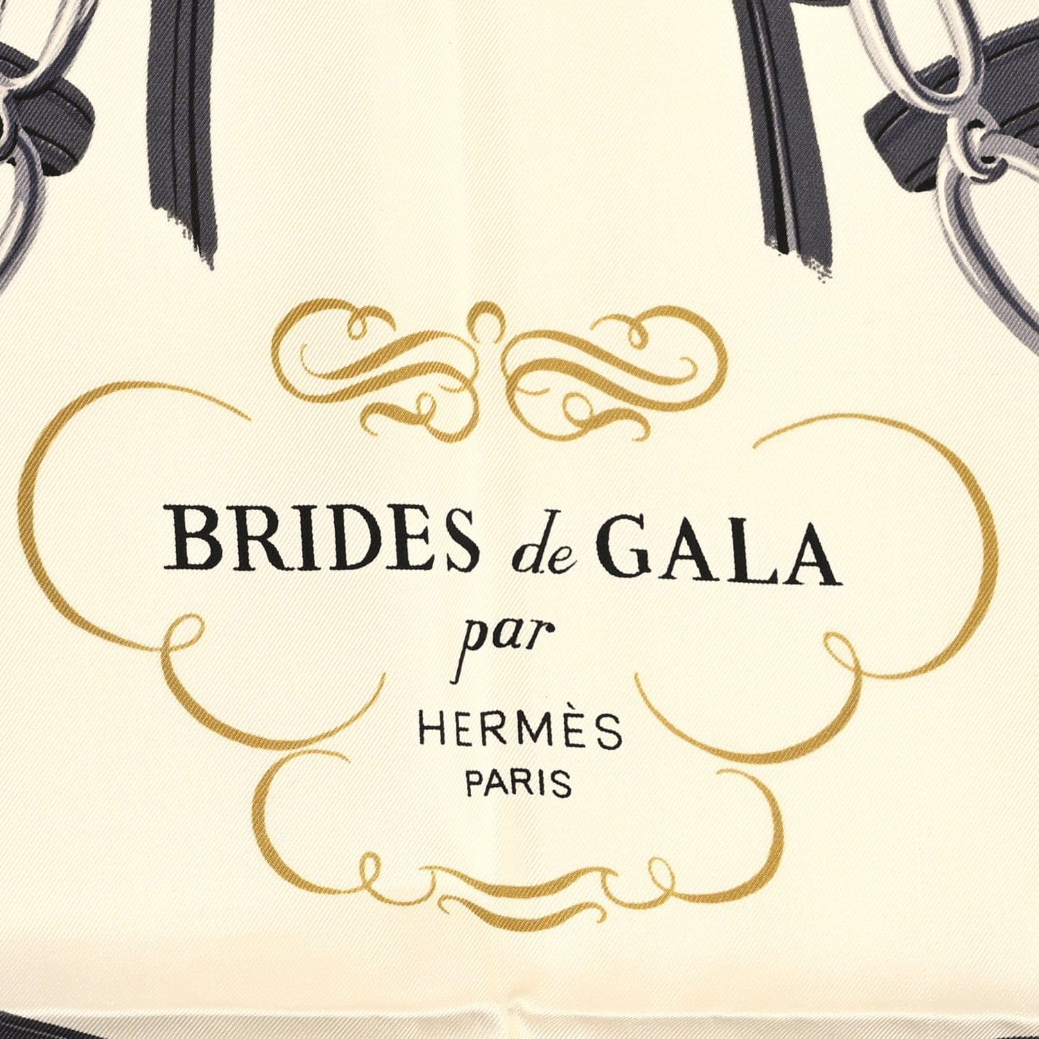 Hermes Silk Brides De Gala Scarf 90