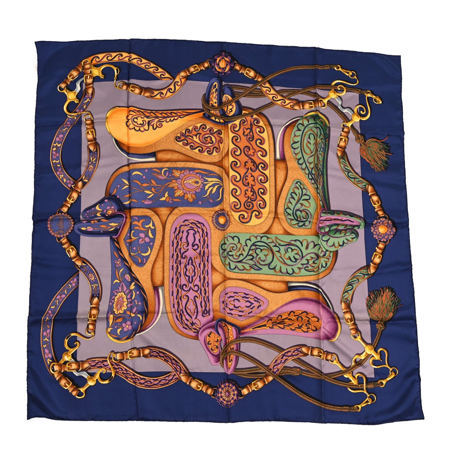 Hermes Silk Festival des Amazones Scarf 90