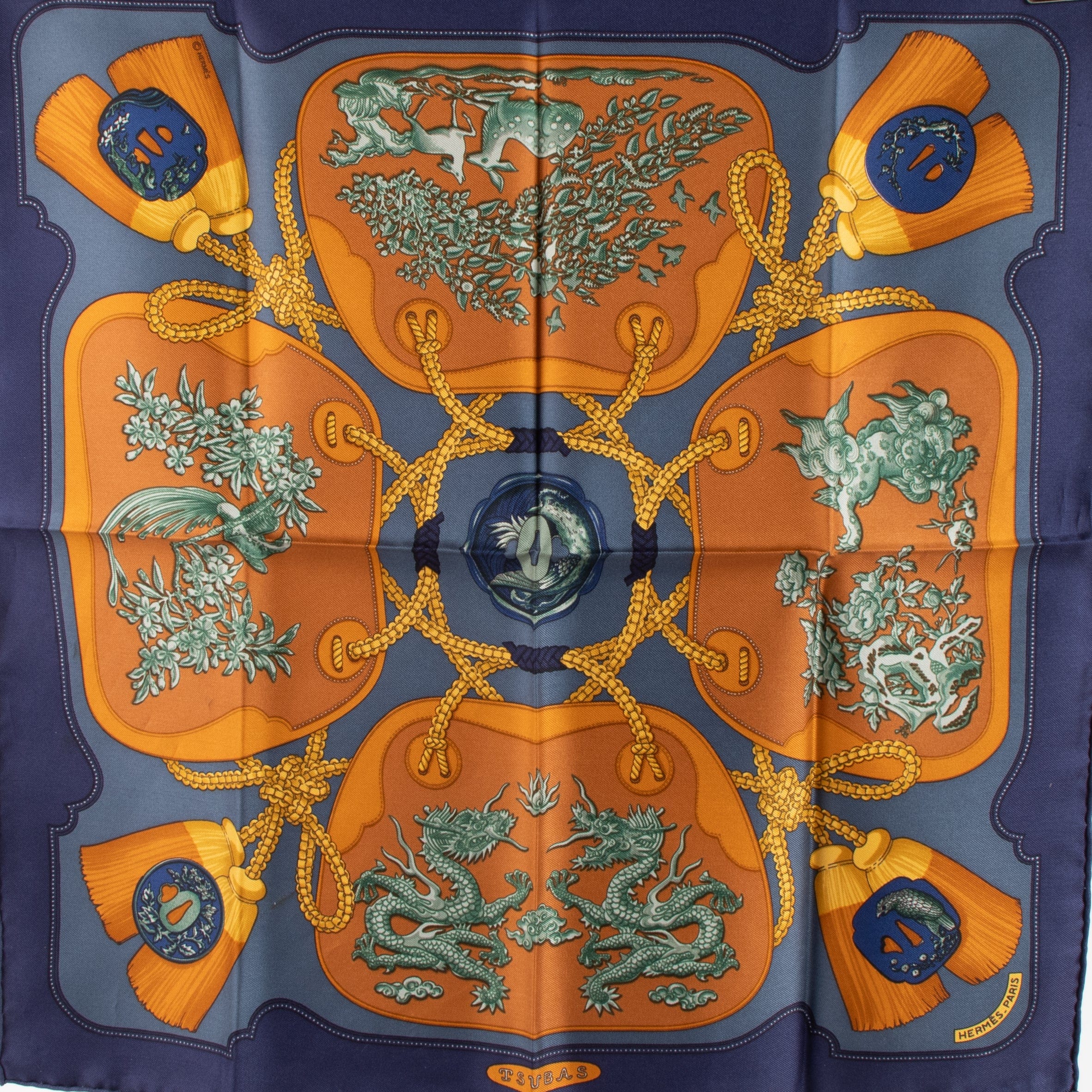 Hermès Gavroche 45 Tsubas Scarf