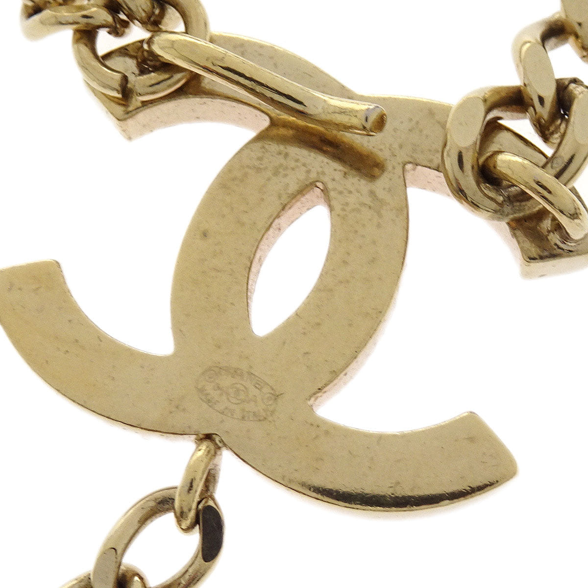 Chanel Chain Belt CC Gold Small Good 04A