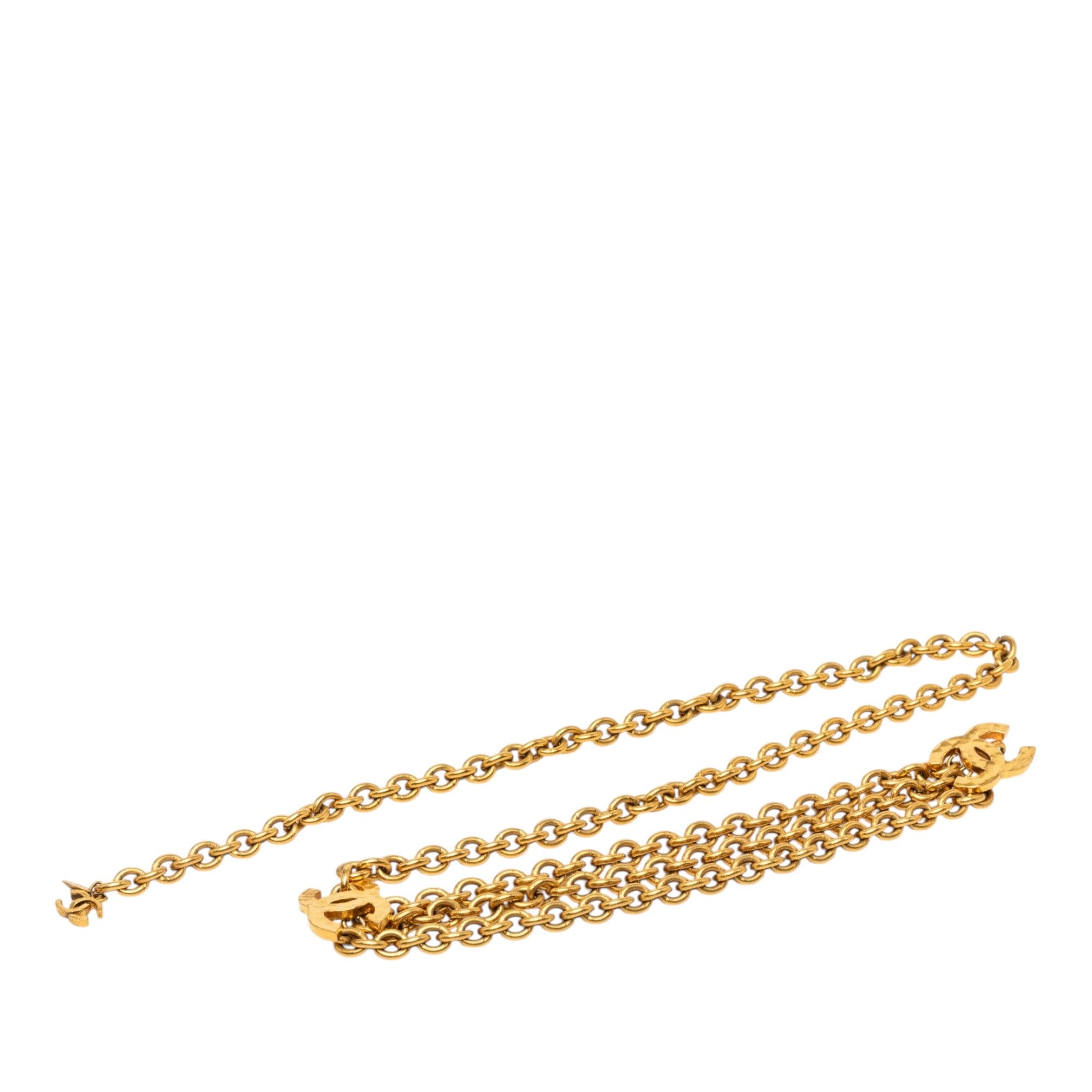 Chanel Gold Plated Triple CC Chain Belt