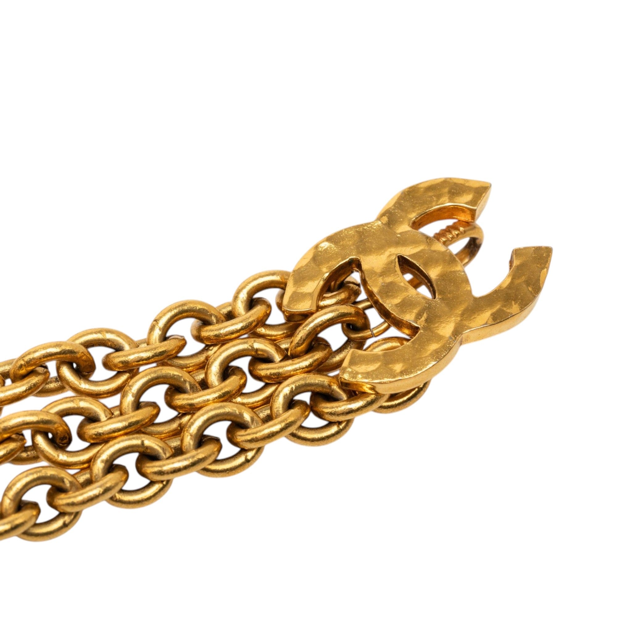 Chanel Gold Plated Triple CC Chain Belt