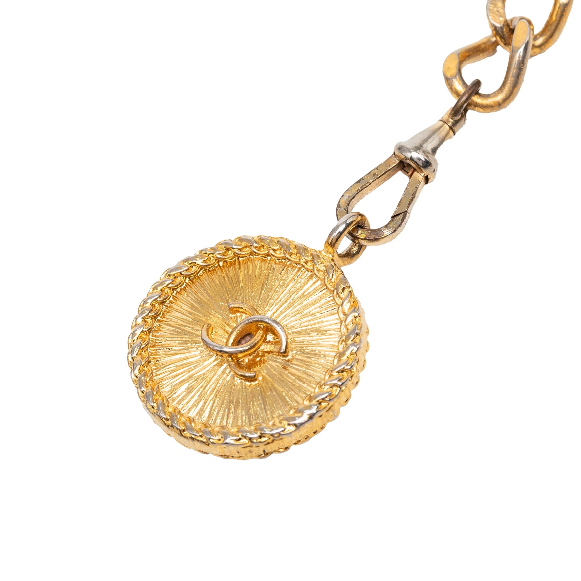 Chanel CC Gold Plated Medallion Belt