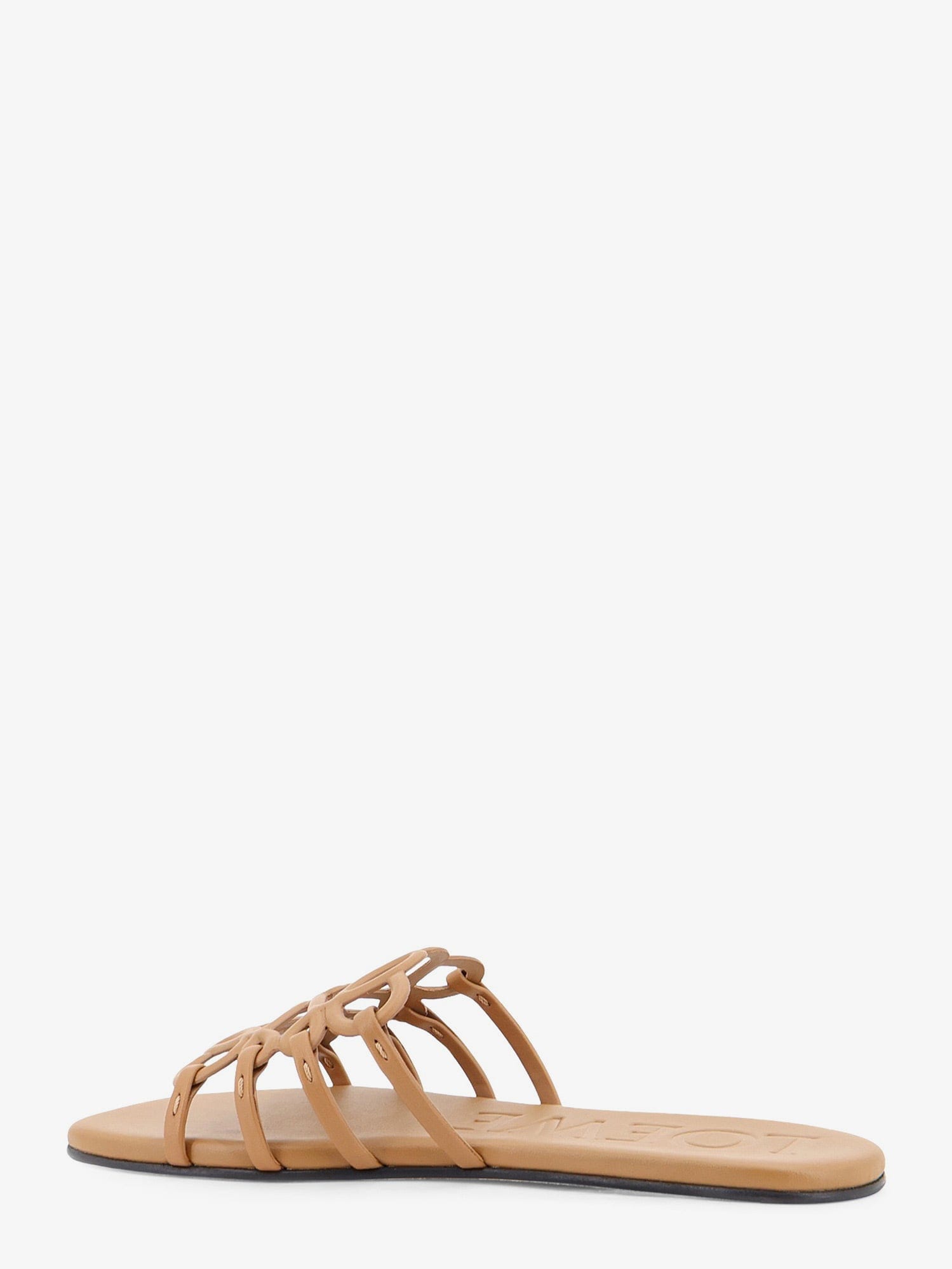 Loewe Paula's Ibiza Anagram Petal Leather Sandals