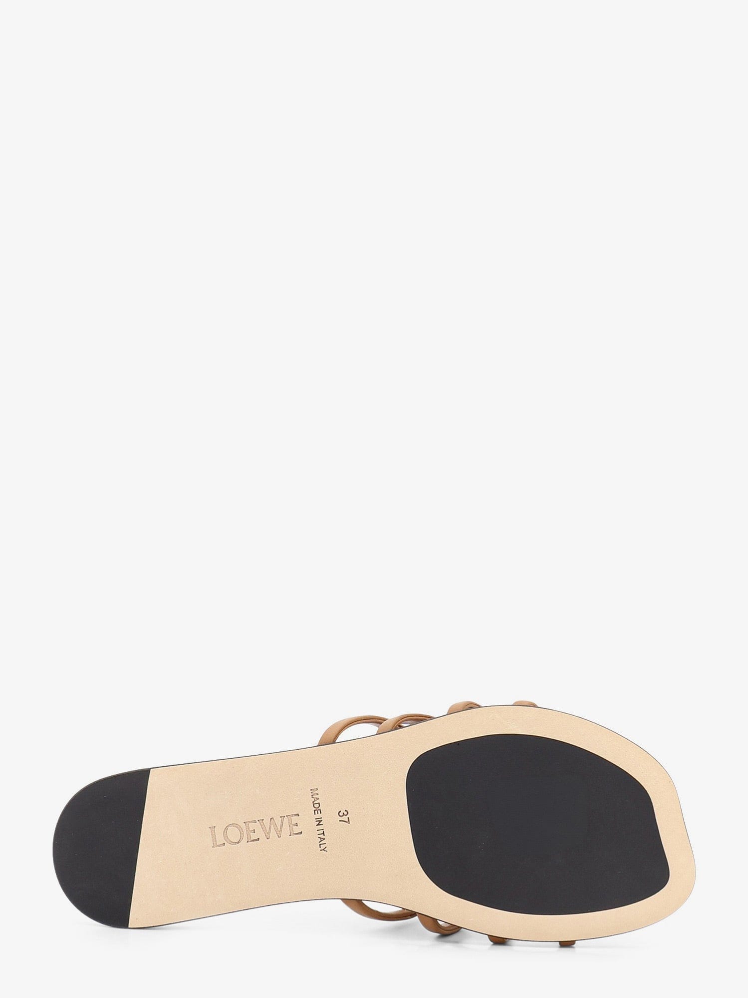 Loewe Paula's Ibiza Anagram Petal Leather Sandals