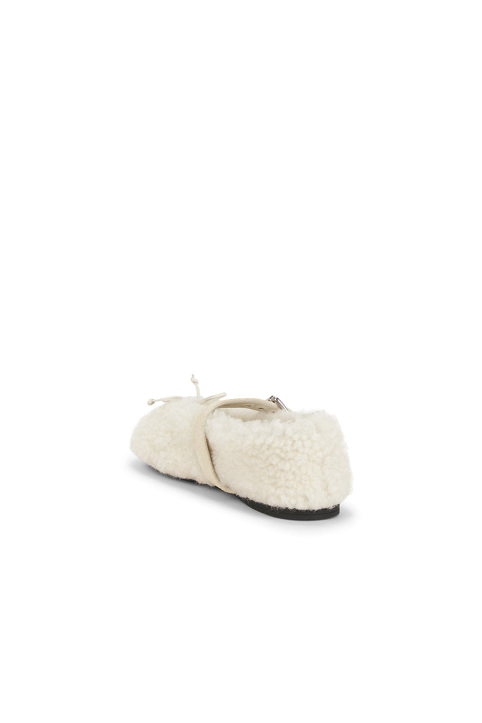 Miu Miu Montone Winter Ballerine Flat