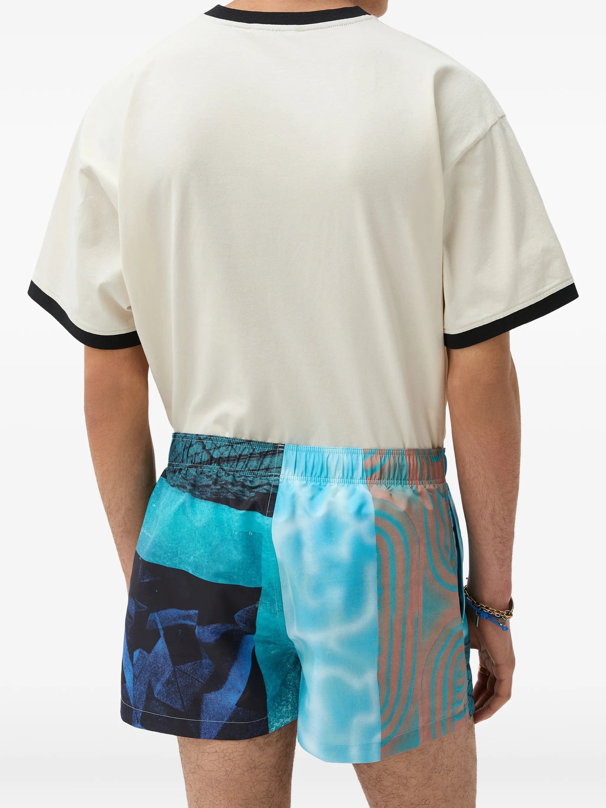Versace printed swim shorts