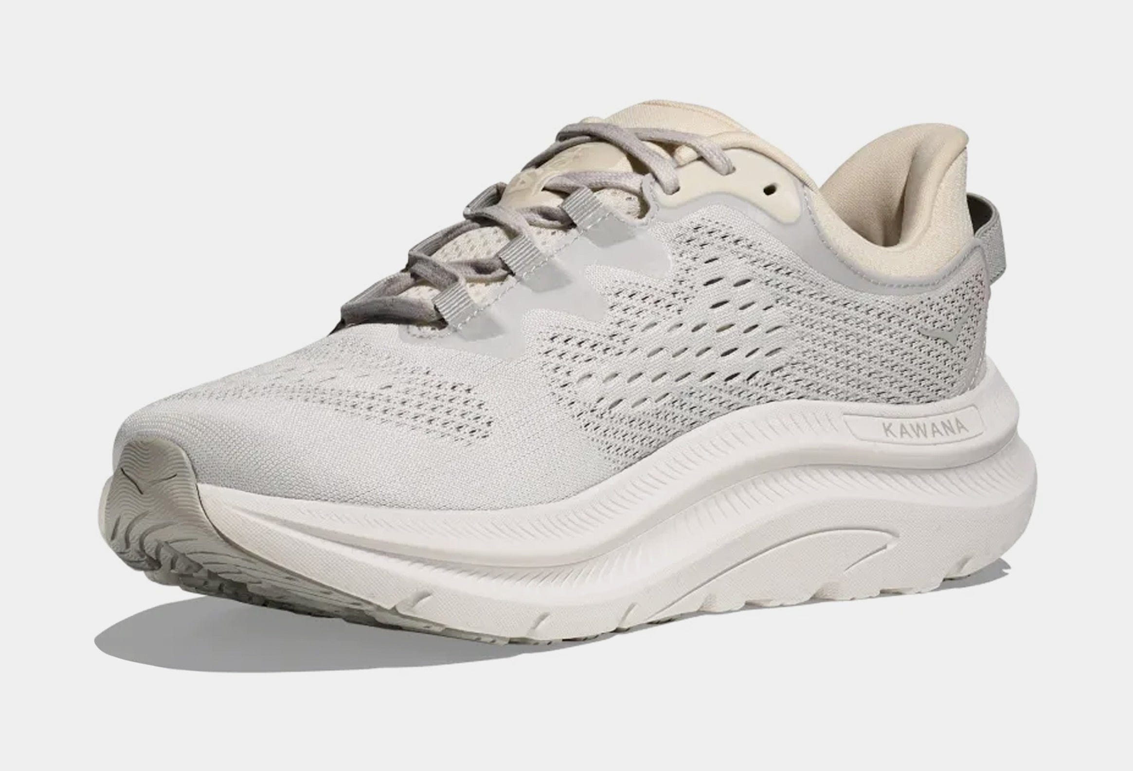 Hoka Kawana 2 Womens Running Shoes (Alabaster/Cosmic Grey)