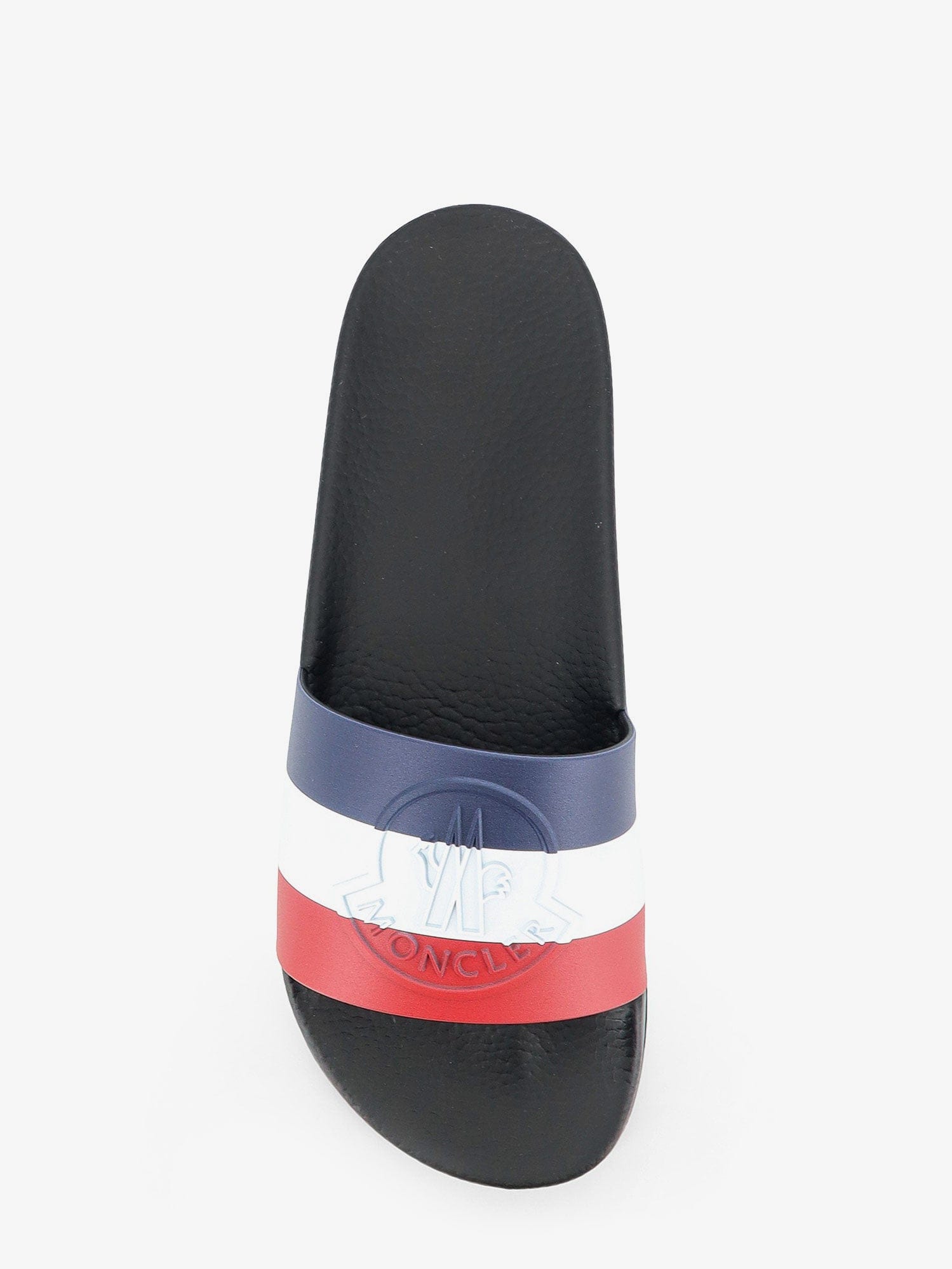 Moncler Basile rubber sandals with front logo patch