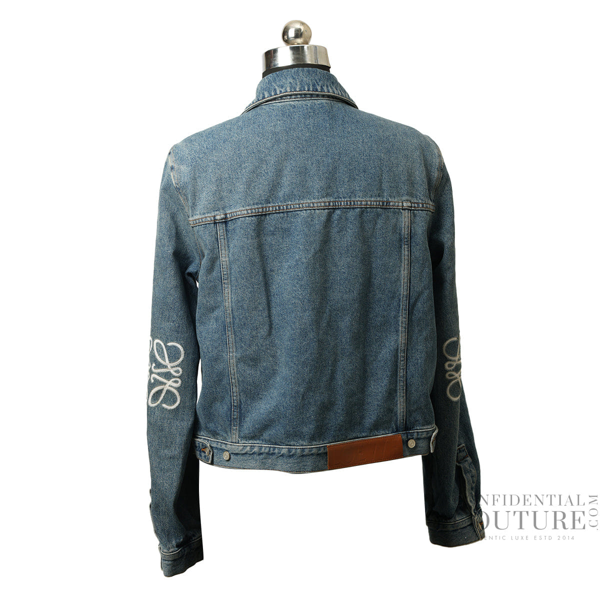 Loewe Anagram Women's Denim Jacket Size 44