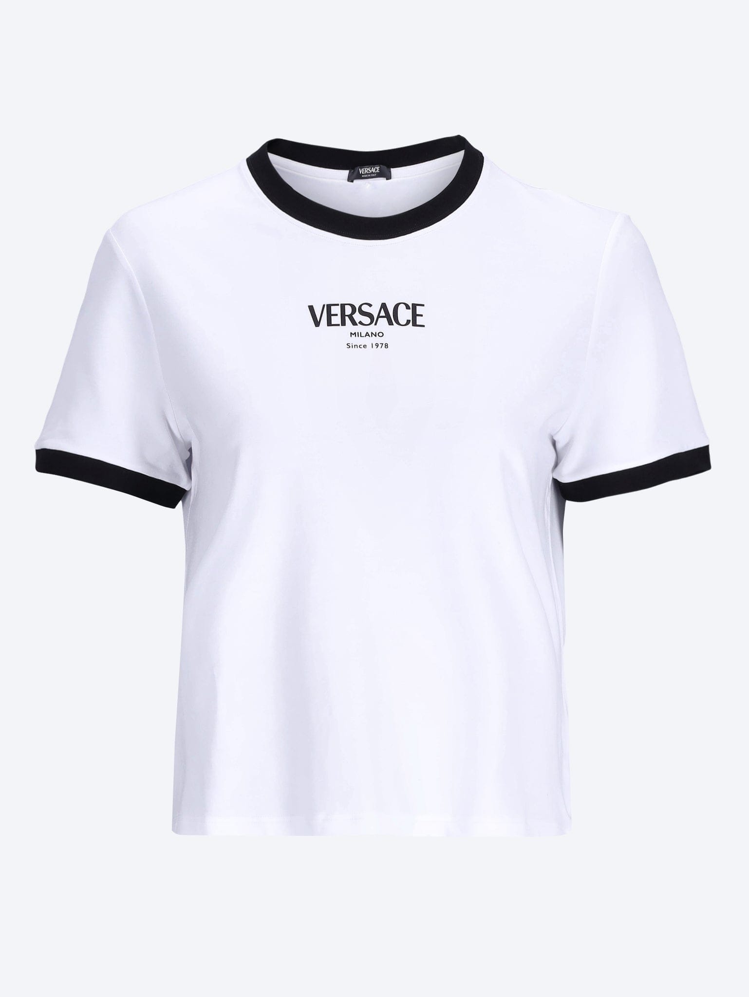 Versace logo short sleeve t - shirt