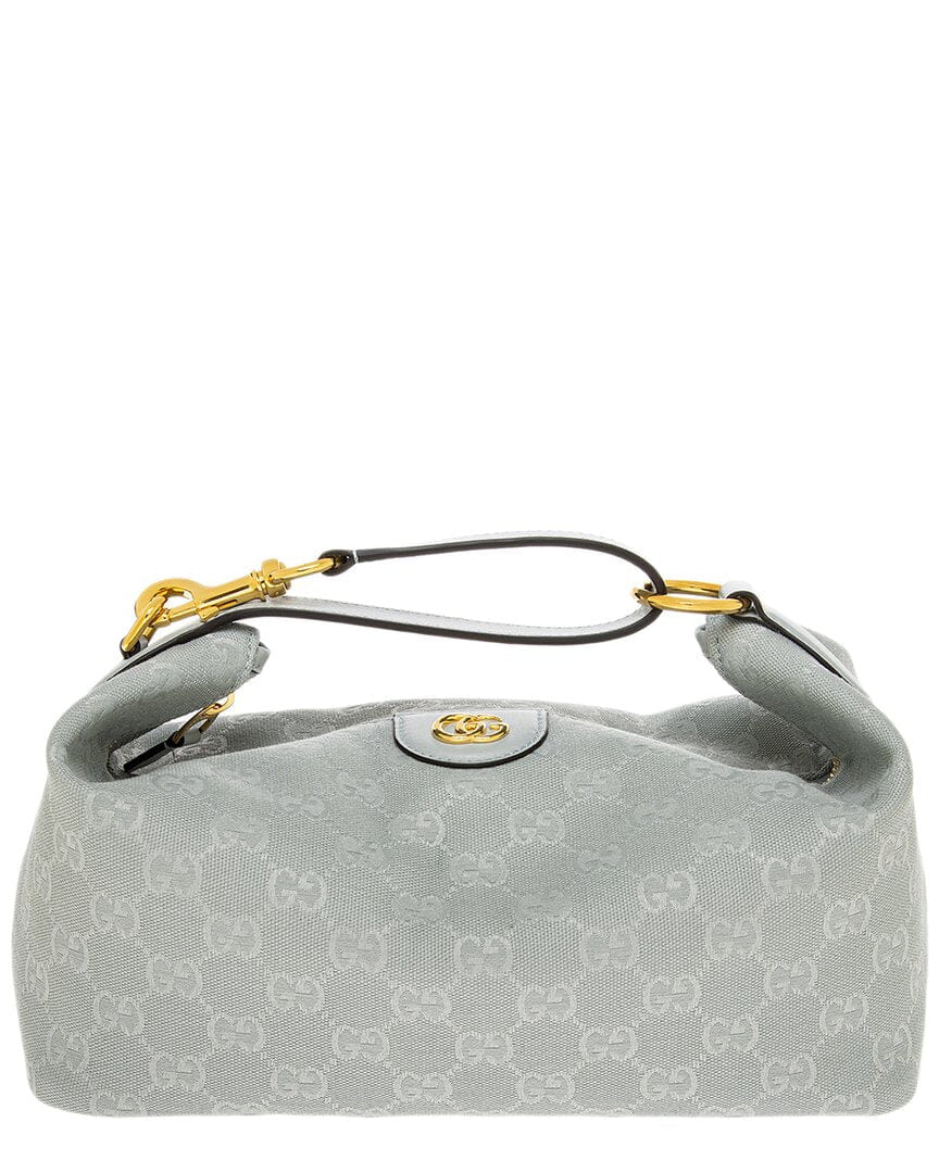 Gucci Gg Logo Medium Leather Vanity Case