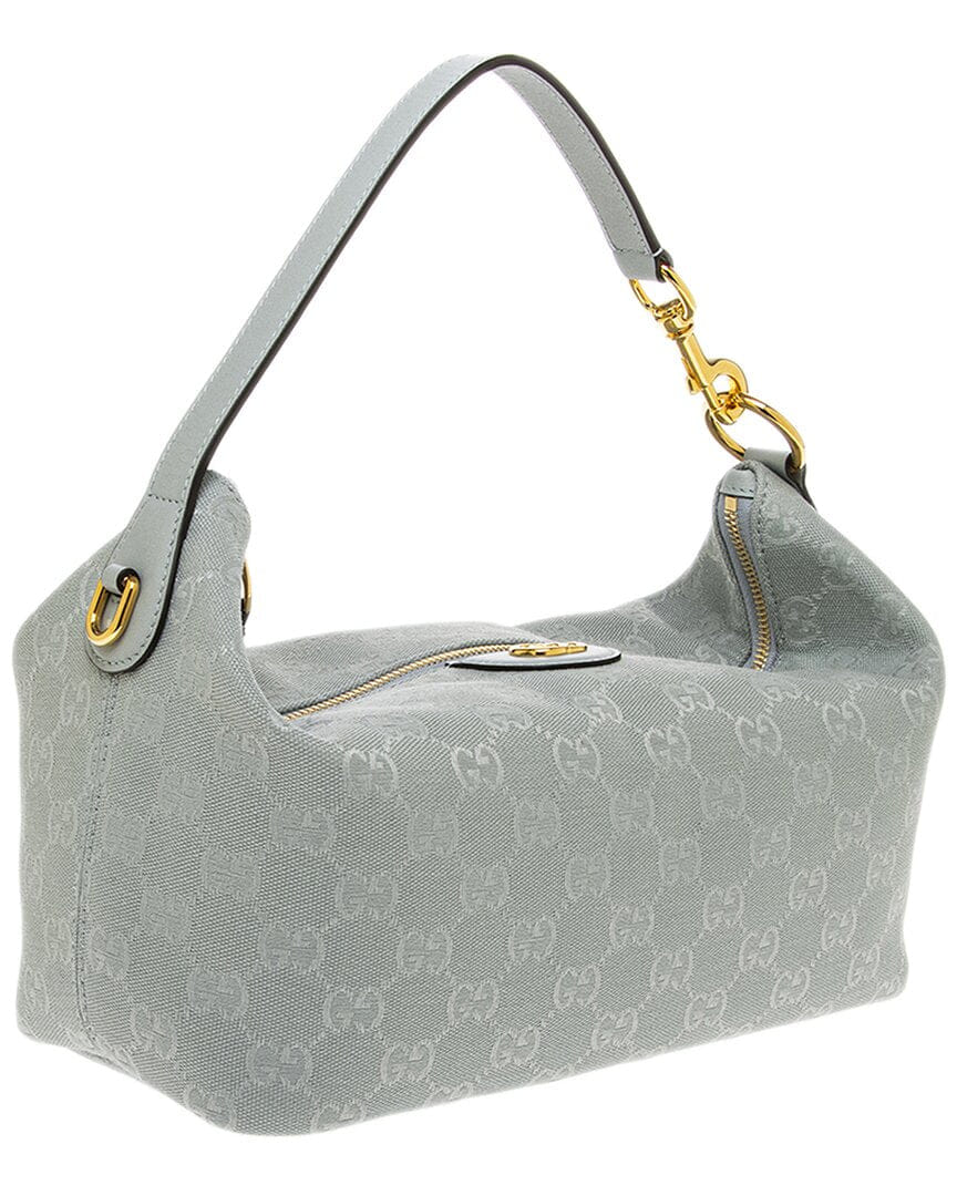 Gucci Gg Logo Medium Leather Vanity Case