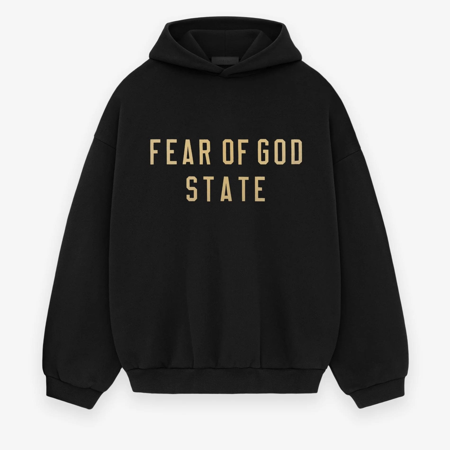 Fear of God Essentials Fleece Hoodie State (FW24) Black