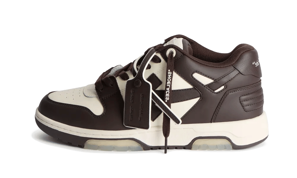 Off-White Out Of Office OOO Low Tops Chocolate White