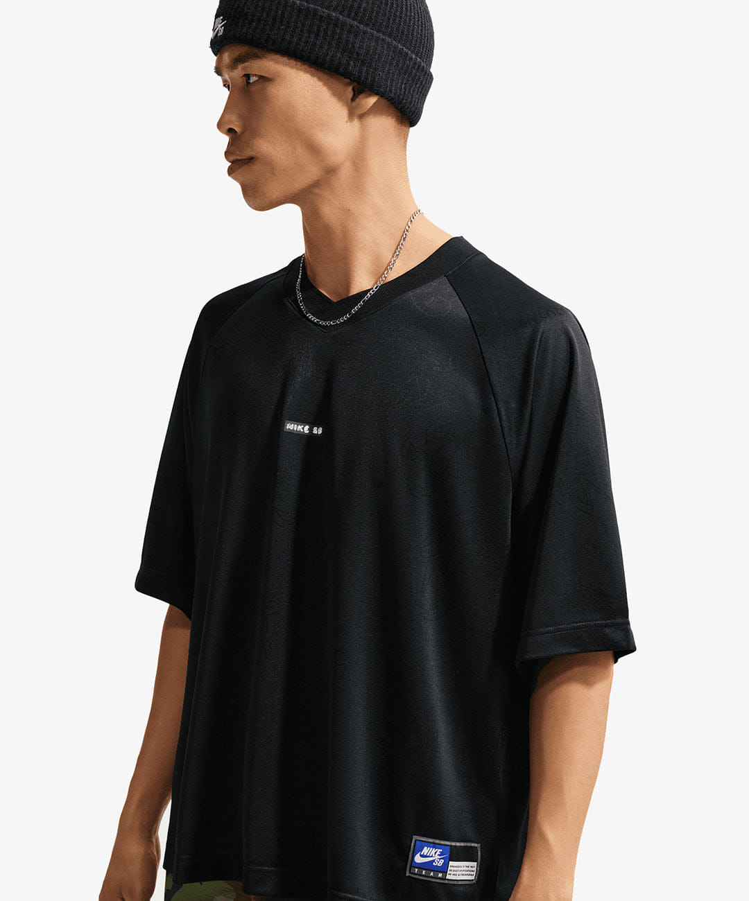 NIKE | SB JACQUARD JERSEY { BLACK