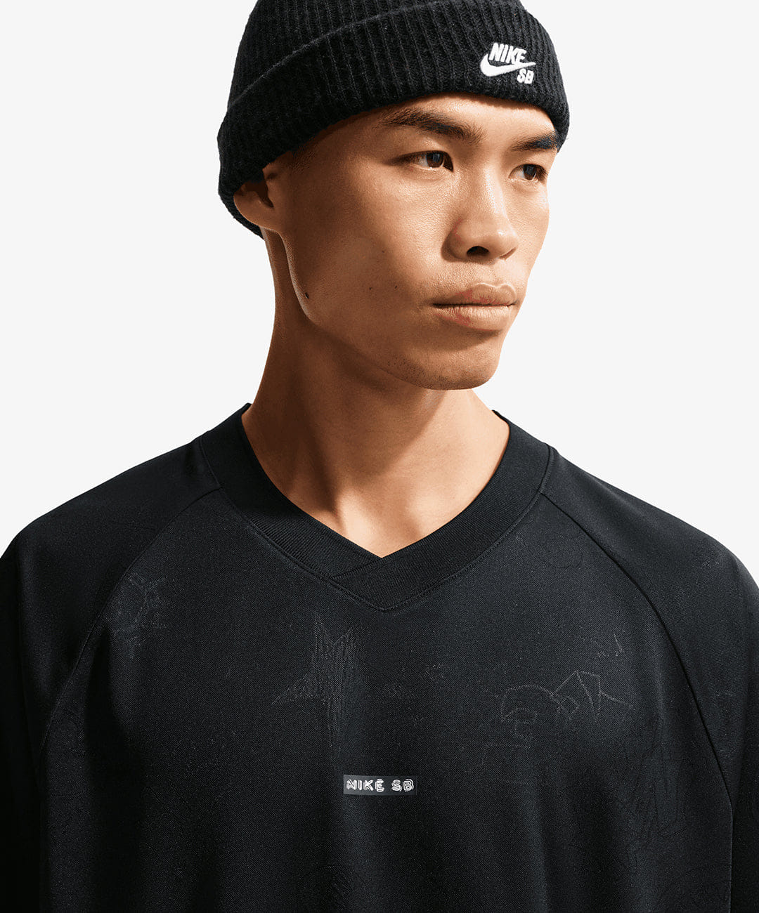 NIKE | SB JACQUARD JERSEY { BLACK