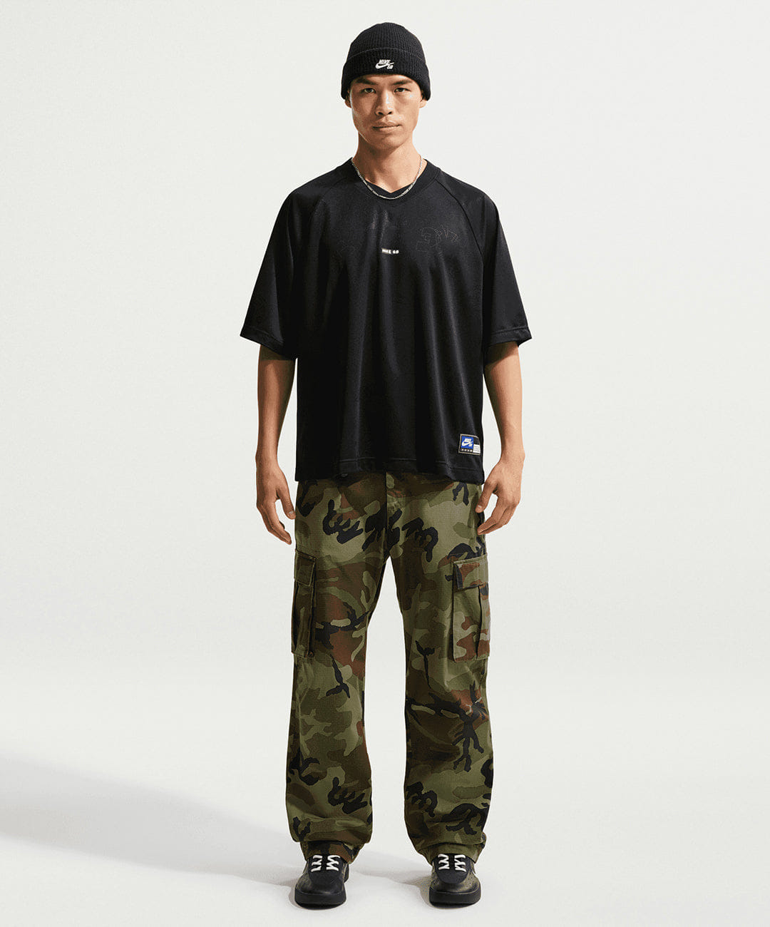 NIKE | SB JACQUARD JERSEY { BLACK