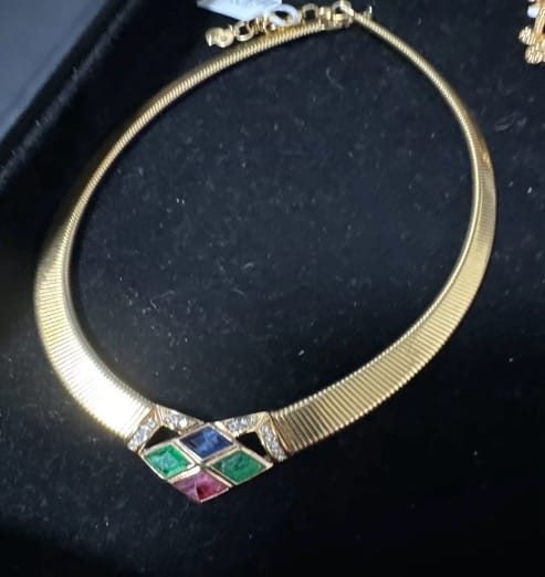 Dior Triangle Necklace LZ404737