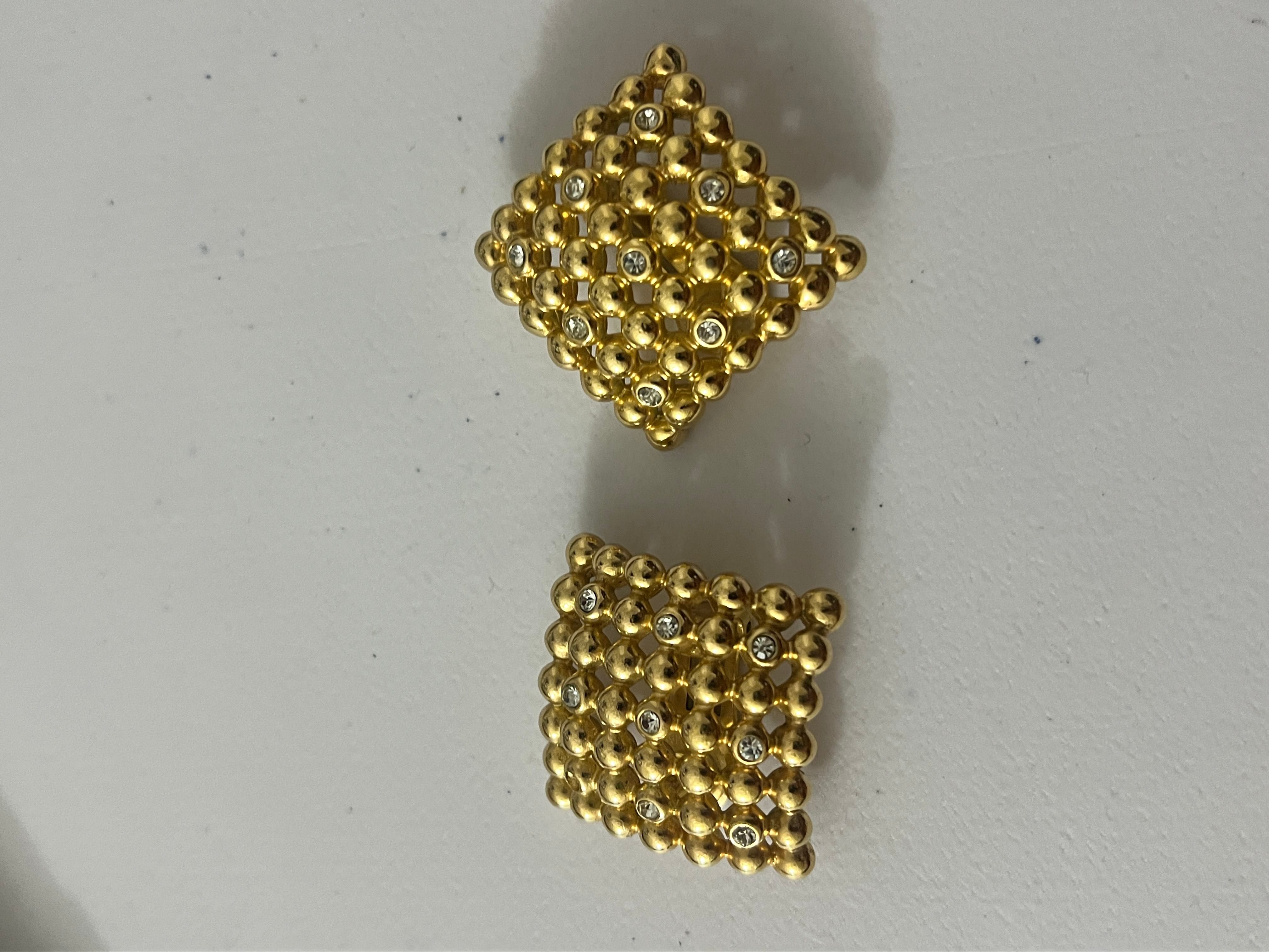 Dior square earrings AKC1179