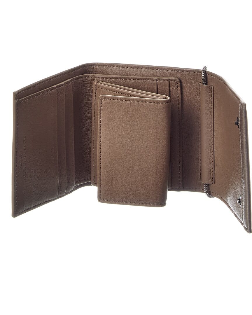 Brunello Cucinelli Leather Wallet On Chain