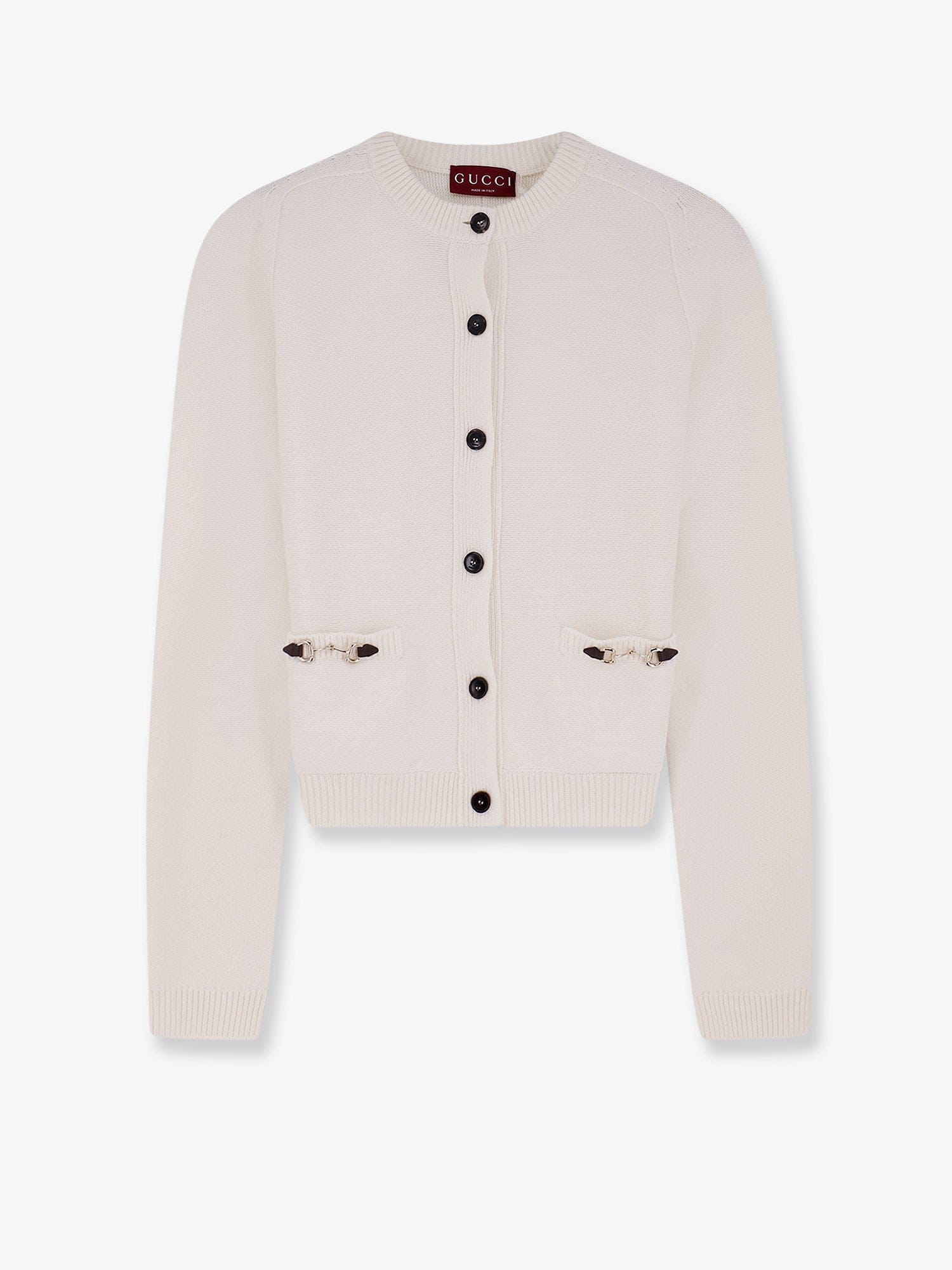Gucci Wool and cashmere cardigan with metal Horsebit