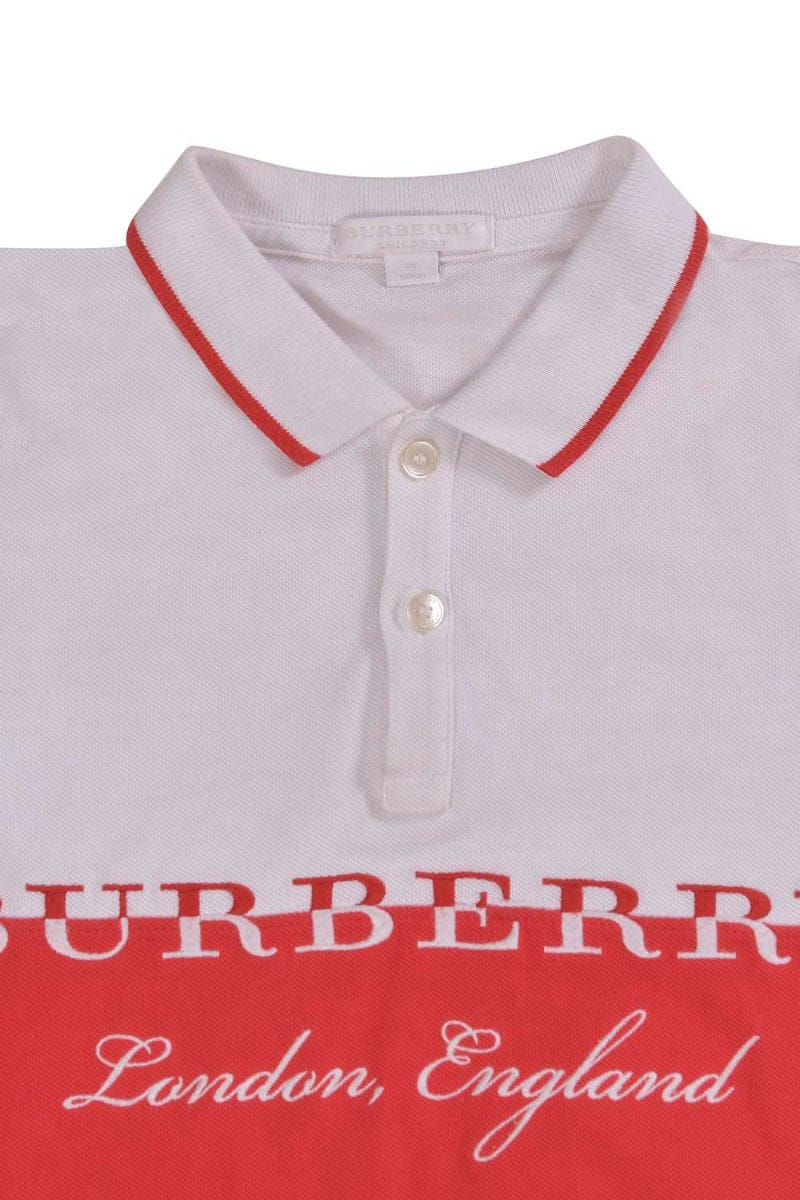 Burberry Dual Tone Polo T-Shirt