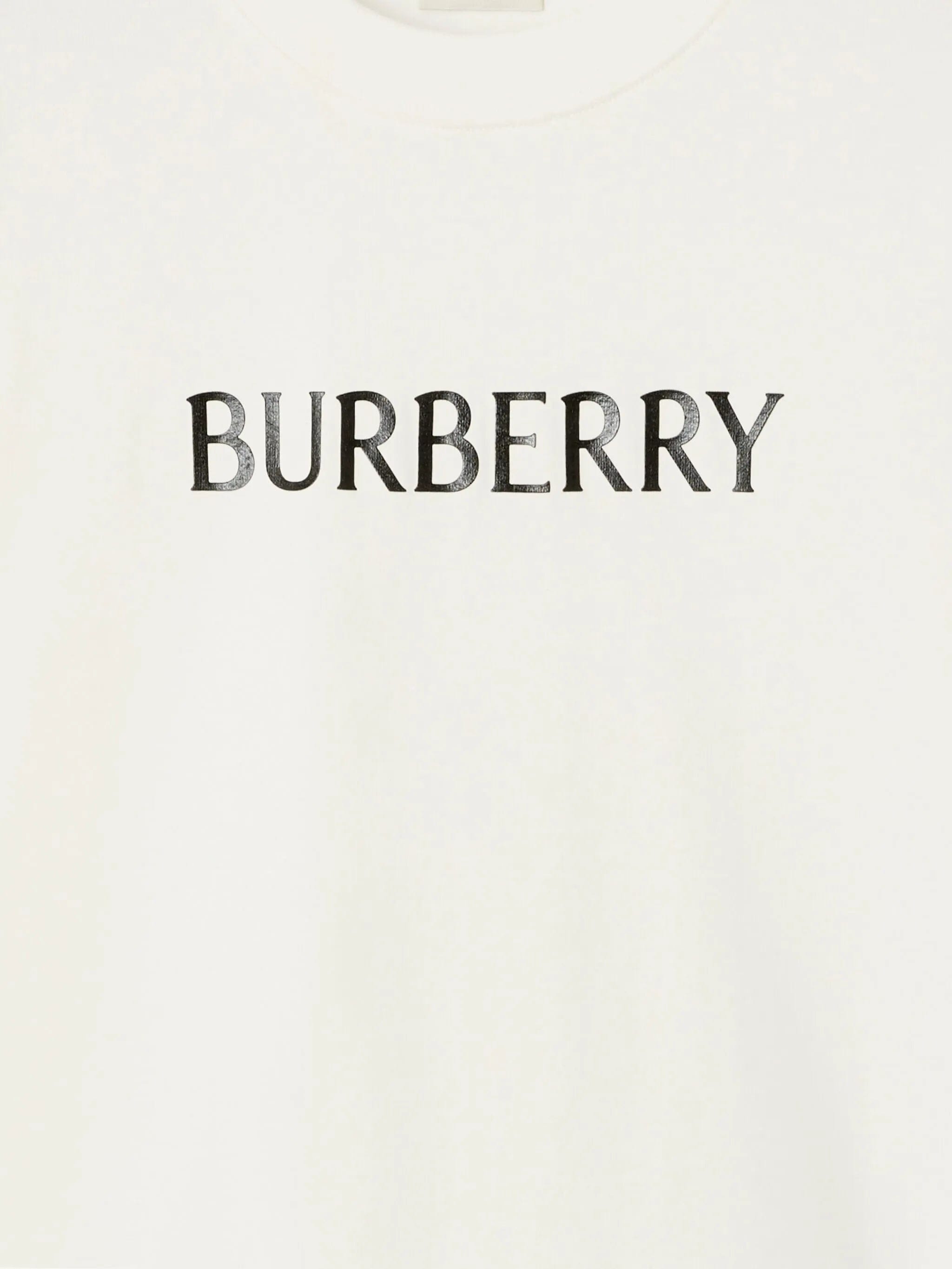 Burberry logo - print cotton T - shirt