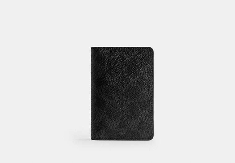 Coach Card Wallet In Signature Canvas