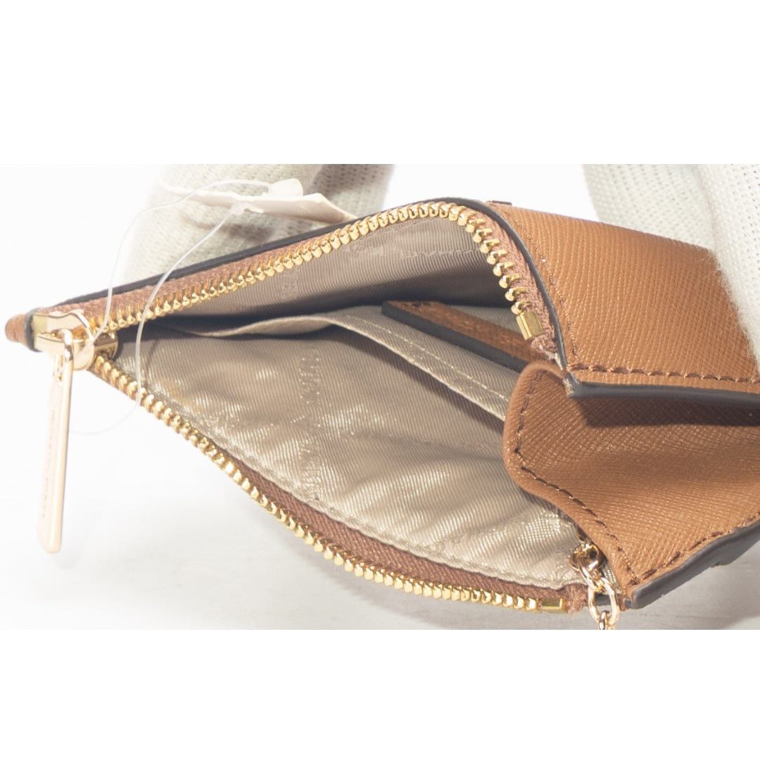 Michael Kors Brown Small Jet Set Leather Wallet