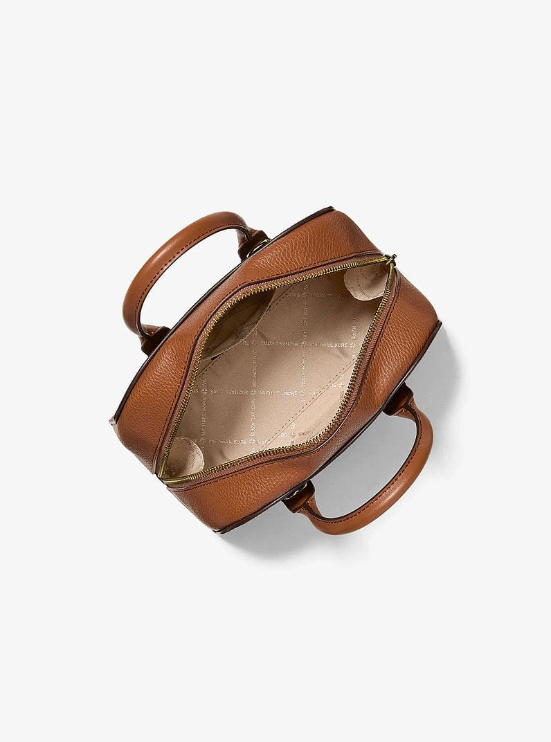 Michael Kors Ashton Small Signature Logo Messenger Bag Brown