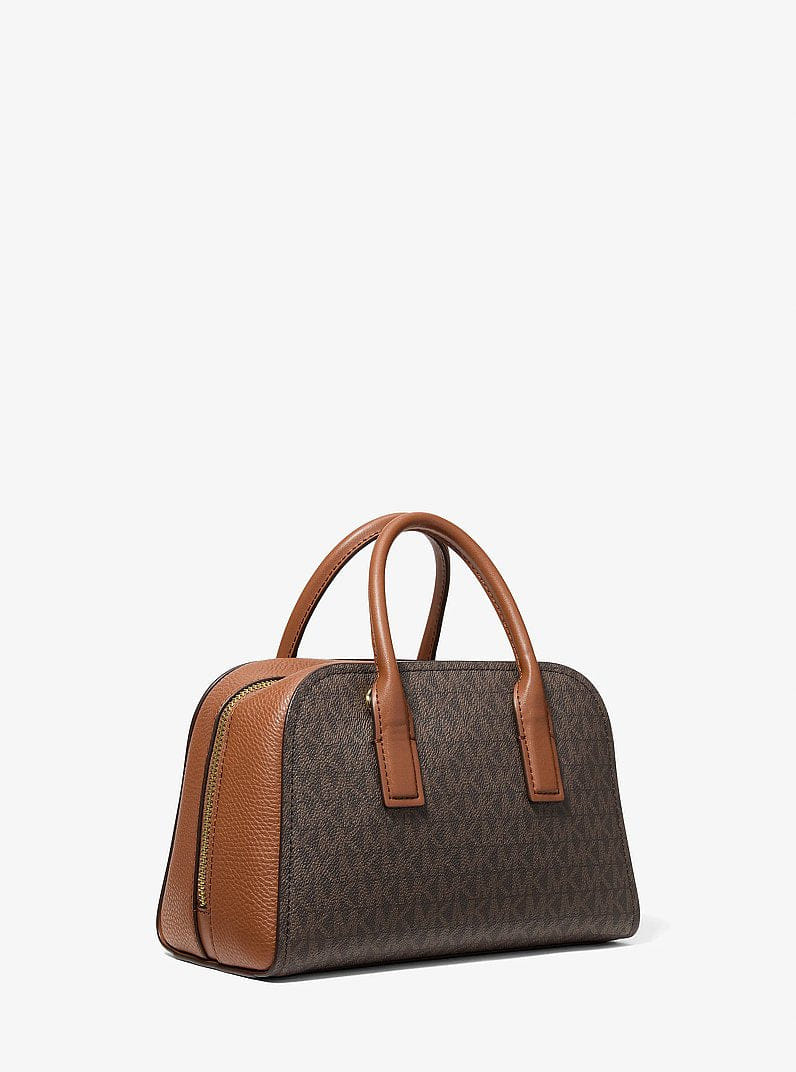 Michael Kors Ashton Small Signature Logo Messenger Bag Brown