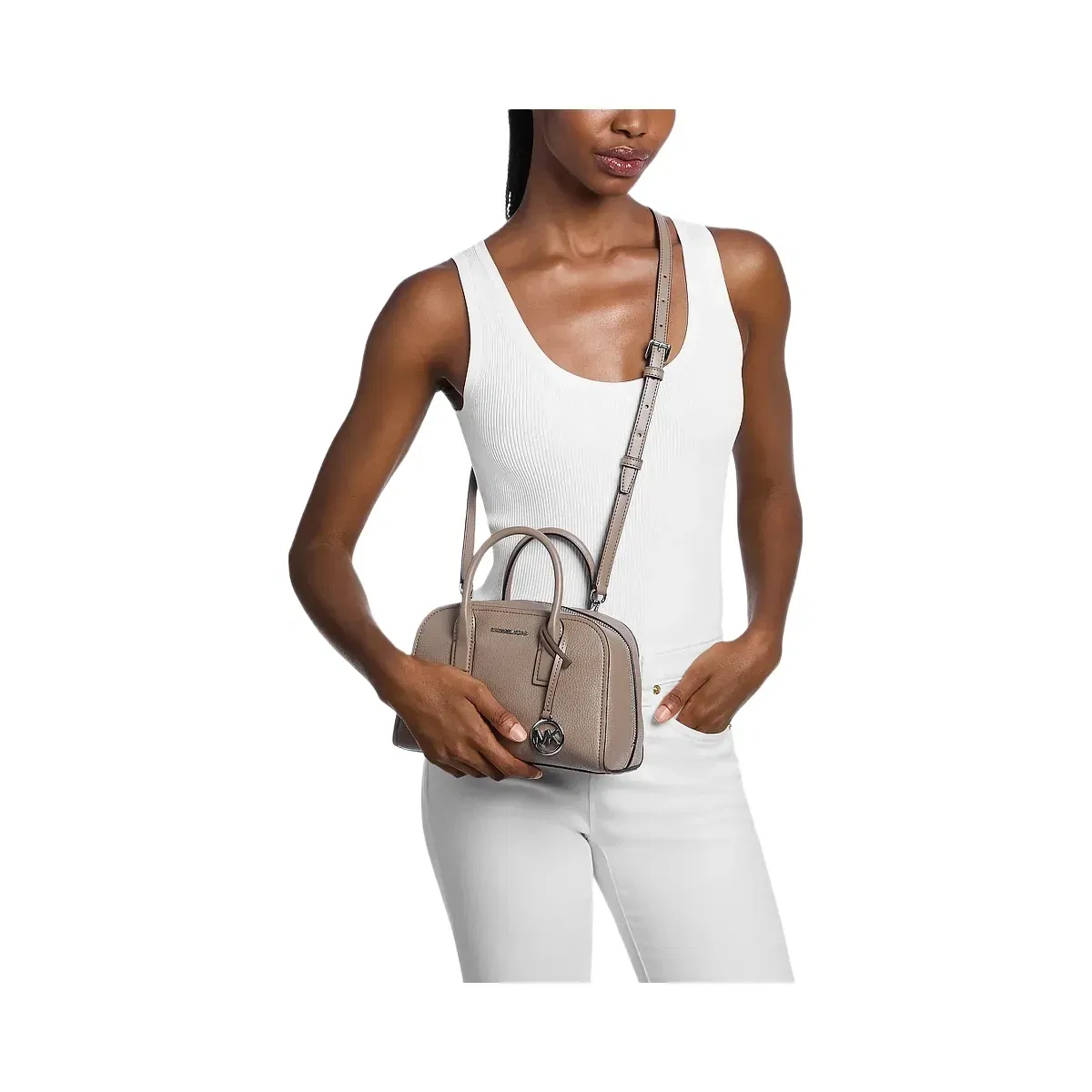 Michael Kors Ashton Small Messenger Bag Mushroom