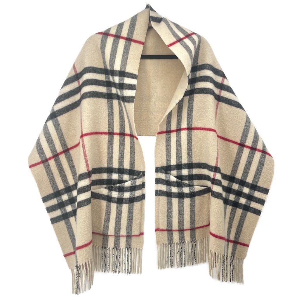 Burberry REVERSE SCARVES CREAM O/S