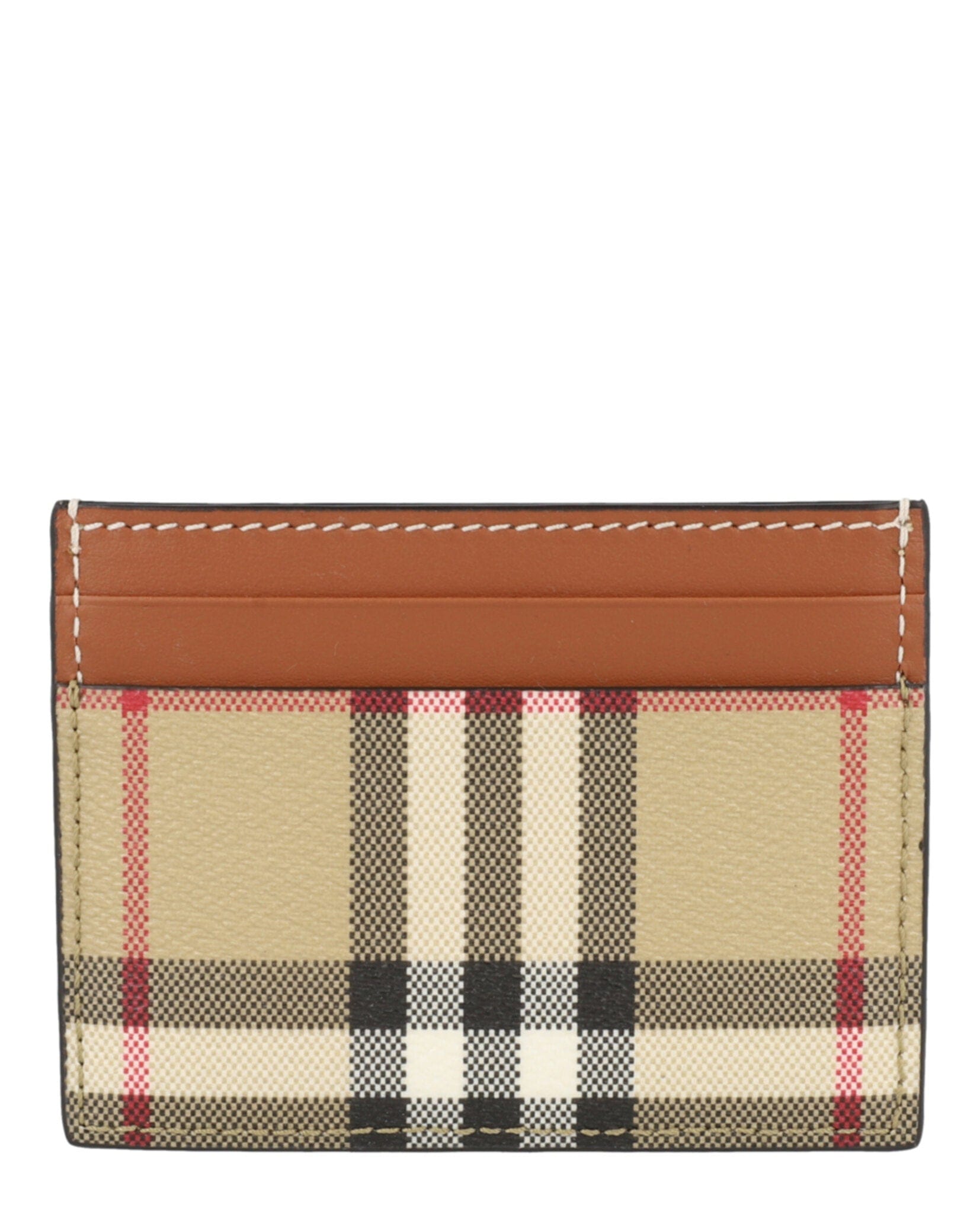 Burberry Womens Sandon Check Card Holder