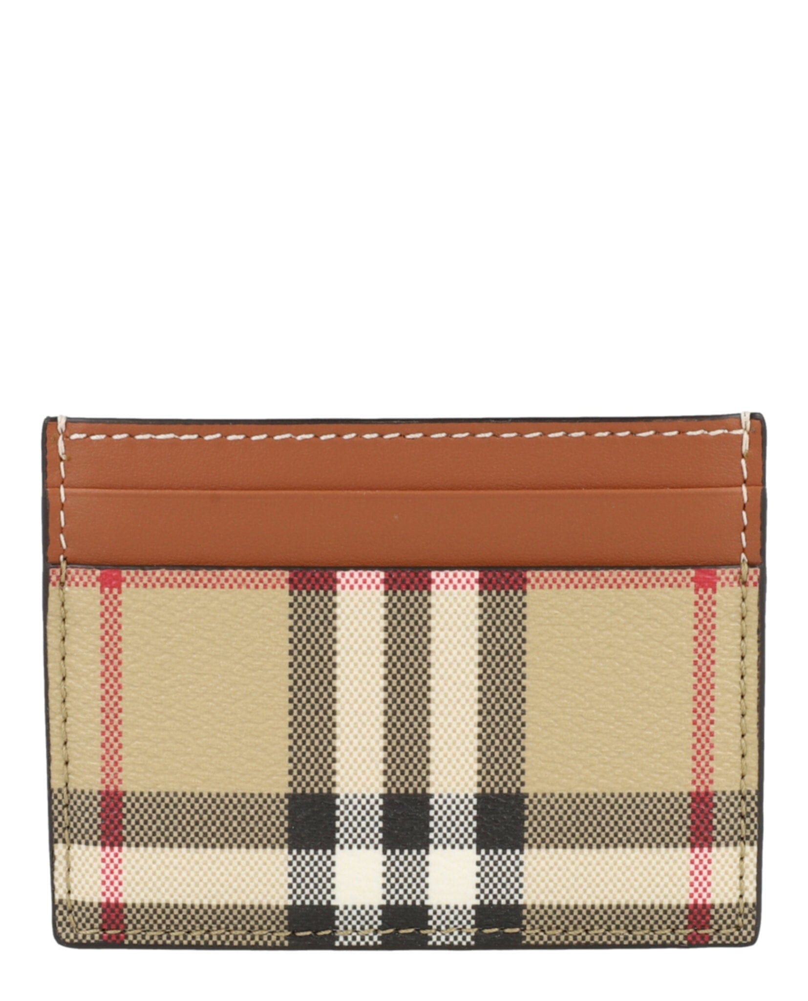 Burberry Womens Sandon Check Card Holder
