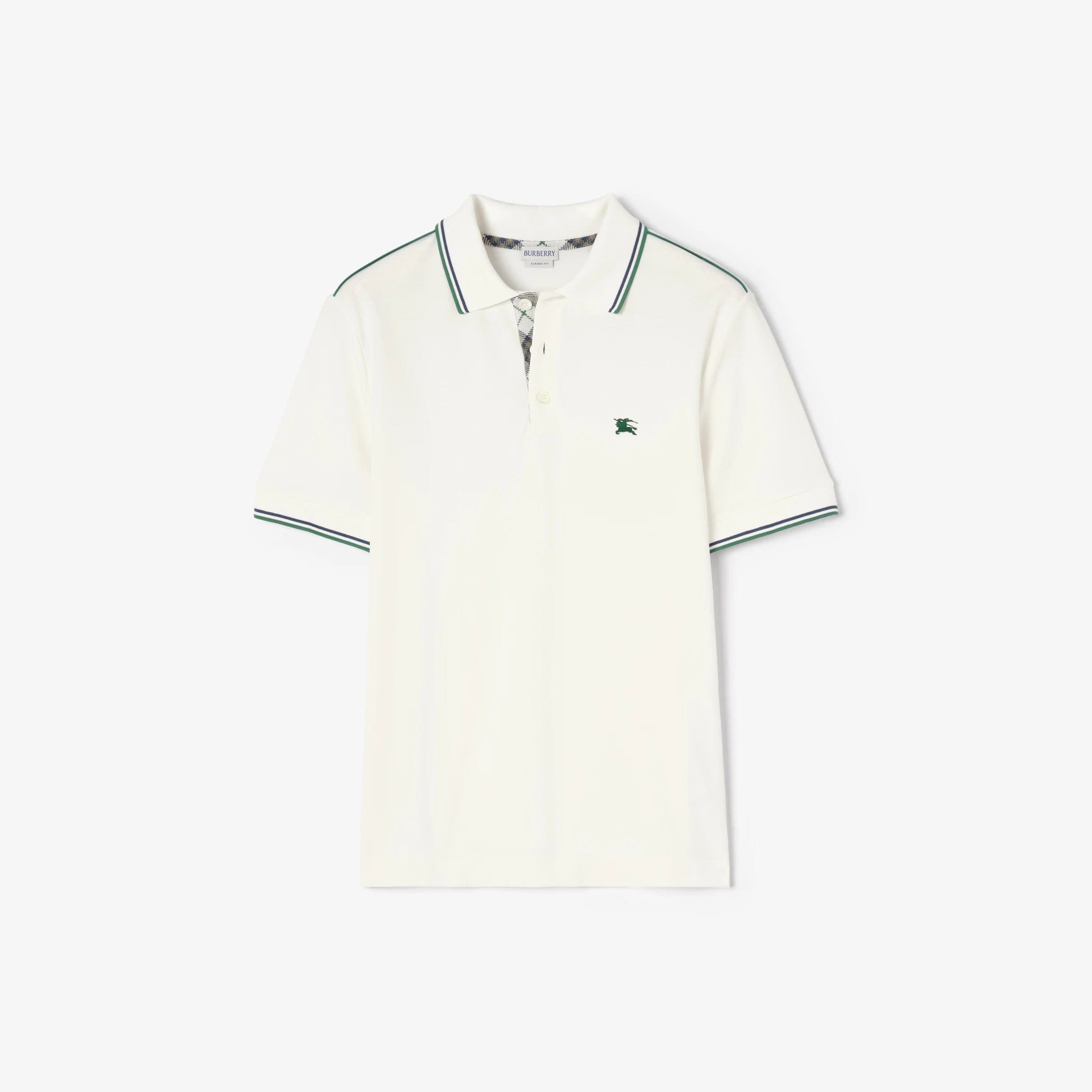 Burberry Cotton Blend Tennis Polo Shirt