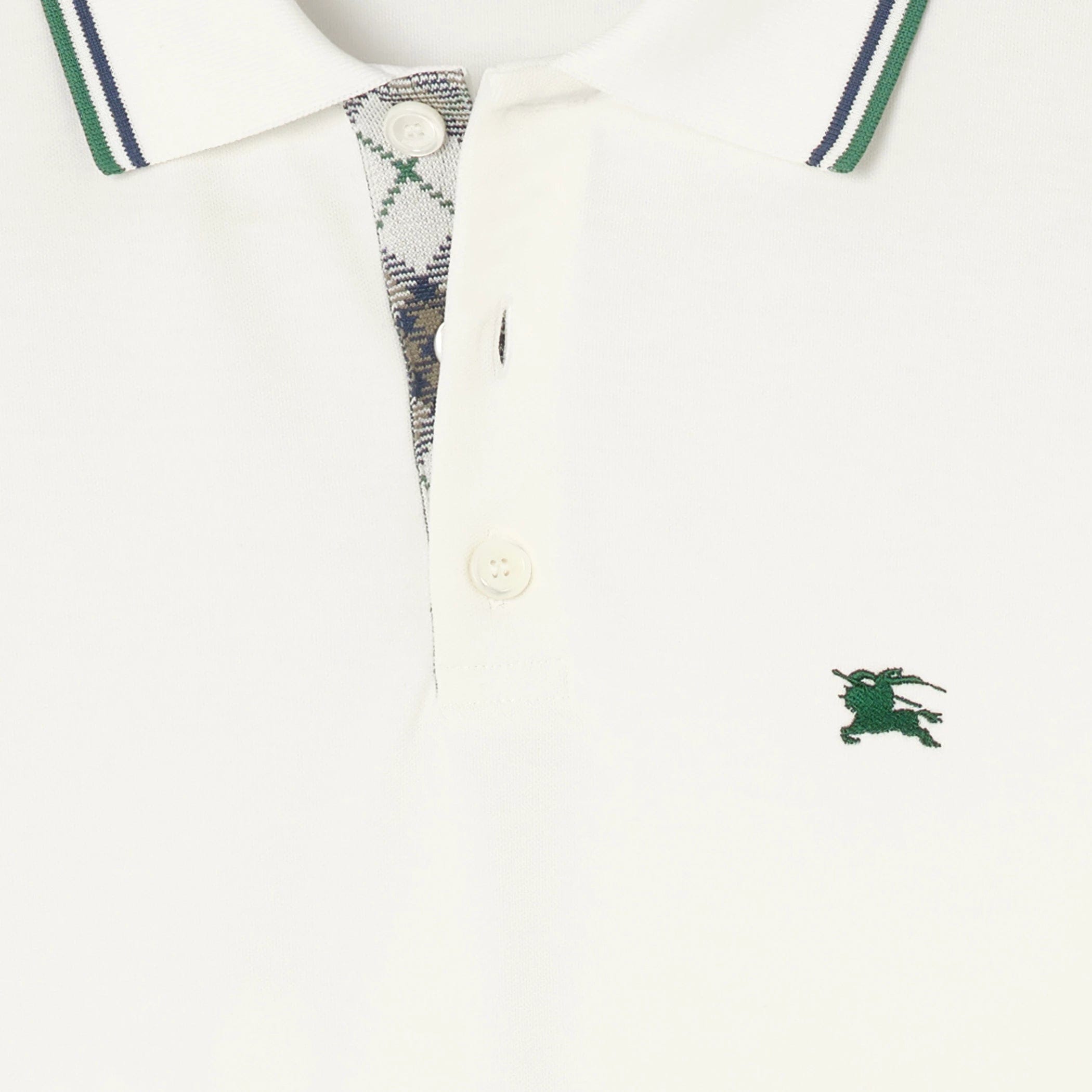 Burberry Cotton Blend Tennis Polo Shirt