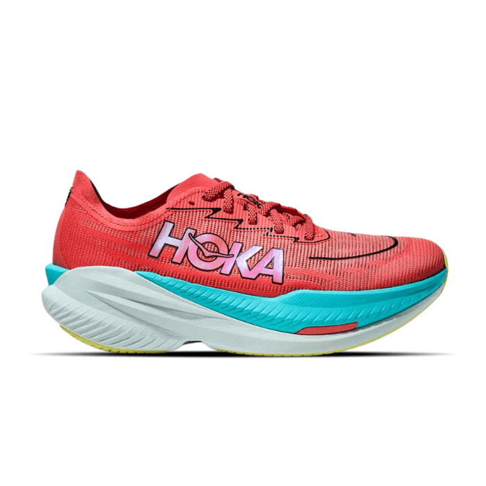 Hoka Mach x 2 Grapefruit Electric Coral