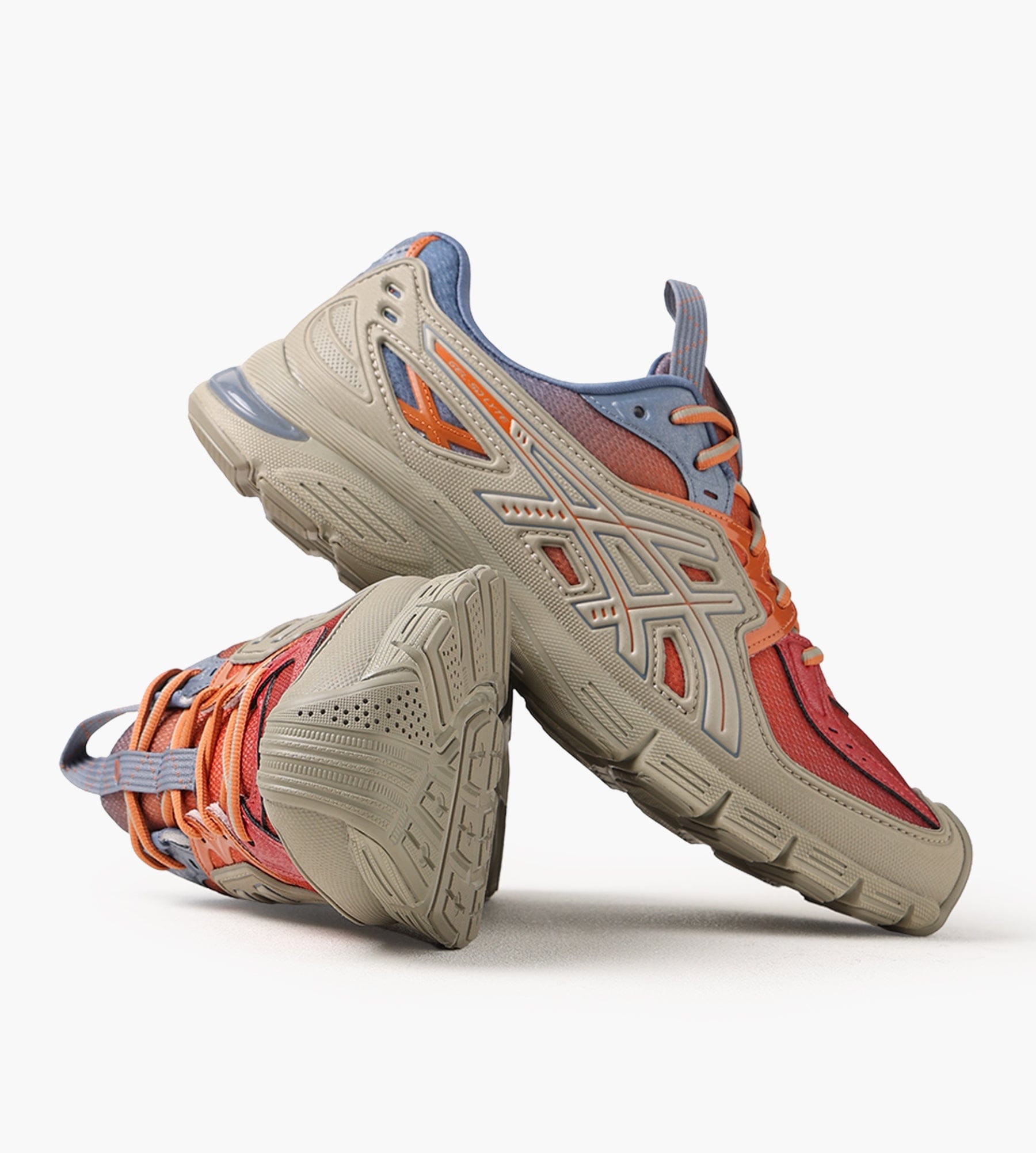 ASICS UB13 - S GEL - SD - LYTE by Kiko Olive Grey Rust Orange