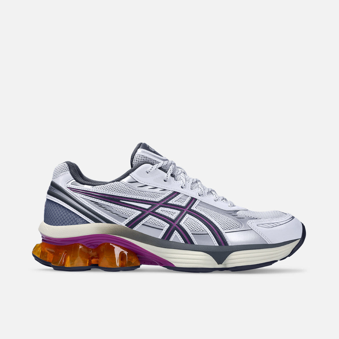 ASICS GEL - KINETIC FLUENT - WHITE / TRUFFLE GREY
